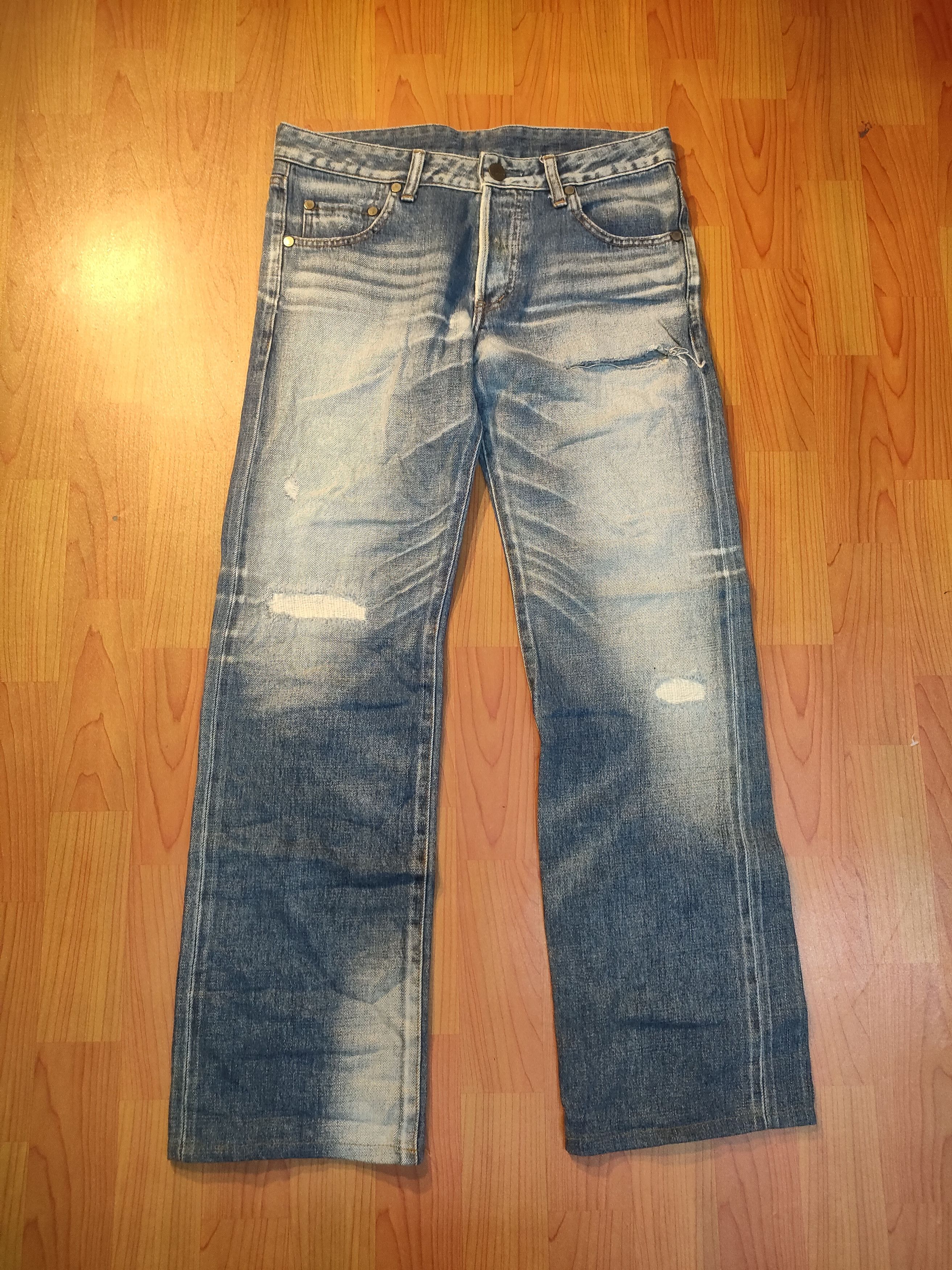 Japanese Brand Distressed Stunner Selvedge Y Size US 32 / EU 48 - 1 Thumbnail