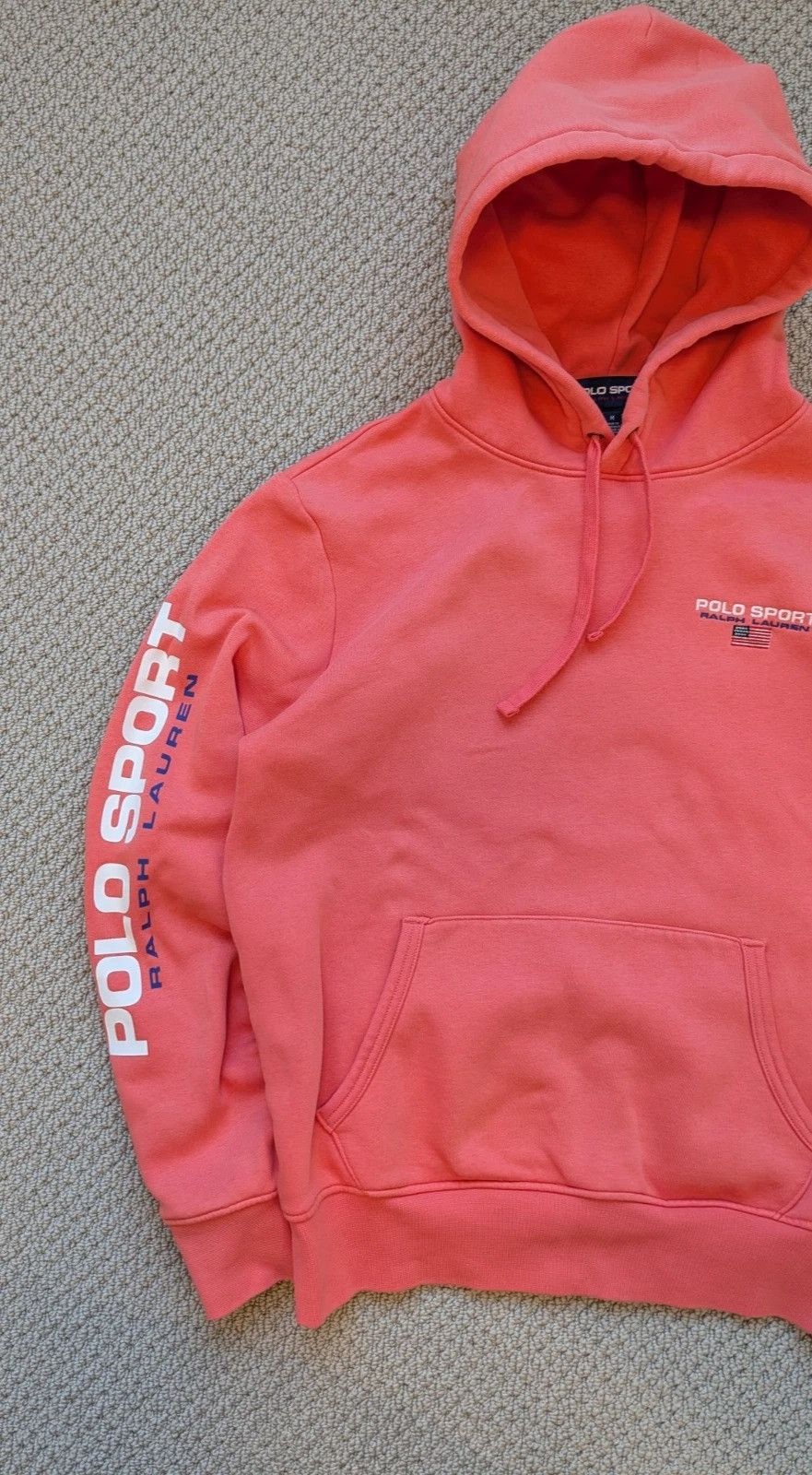 Polo Ralph Lauren Polo Sport Hoodie Spell Out Sleeve Y2K 90s Medium Size US M / EU 48-50 / 2 - 4 Thumbnail