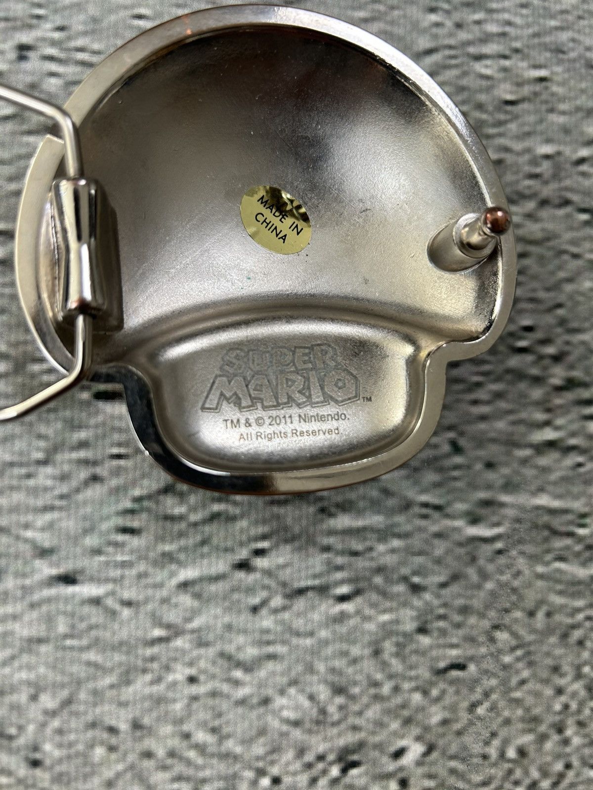 Nintendo Super Mario belt buckle mushroom nintendo 2011 vintage Size ONE SIZE - 3 Thumbnail