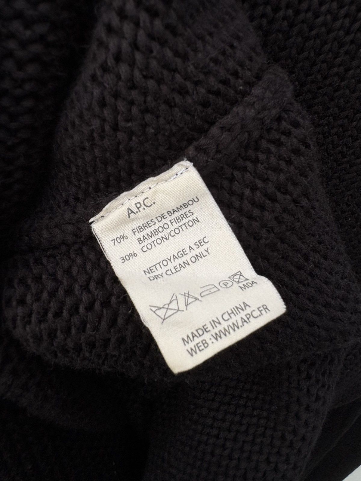 A.P.C. Apc Black Knitwear Jumper Size US S / EU 44-46 / 1 - 6 Thumbnail