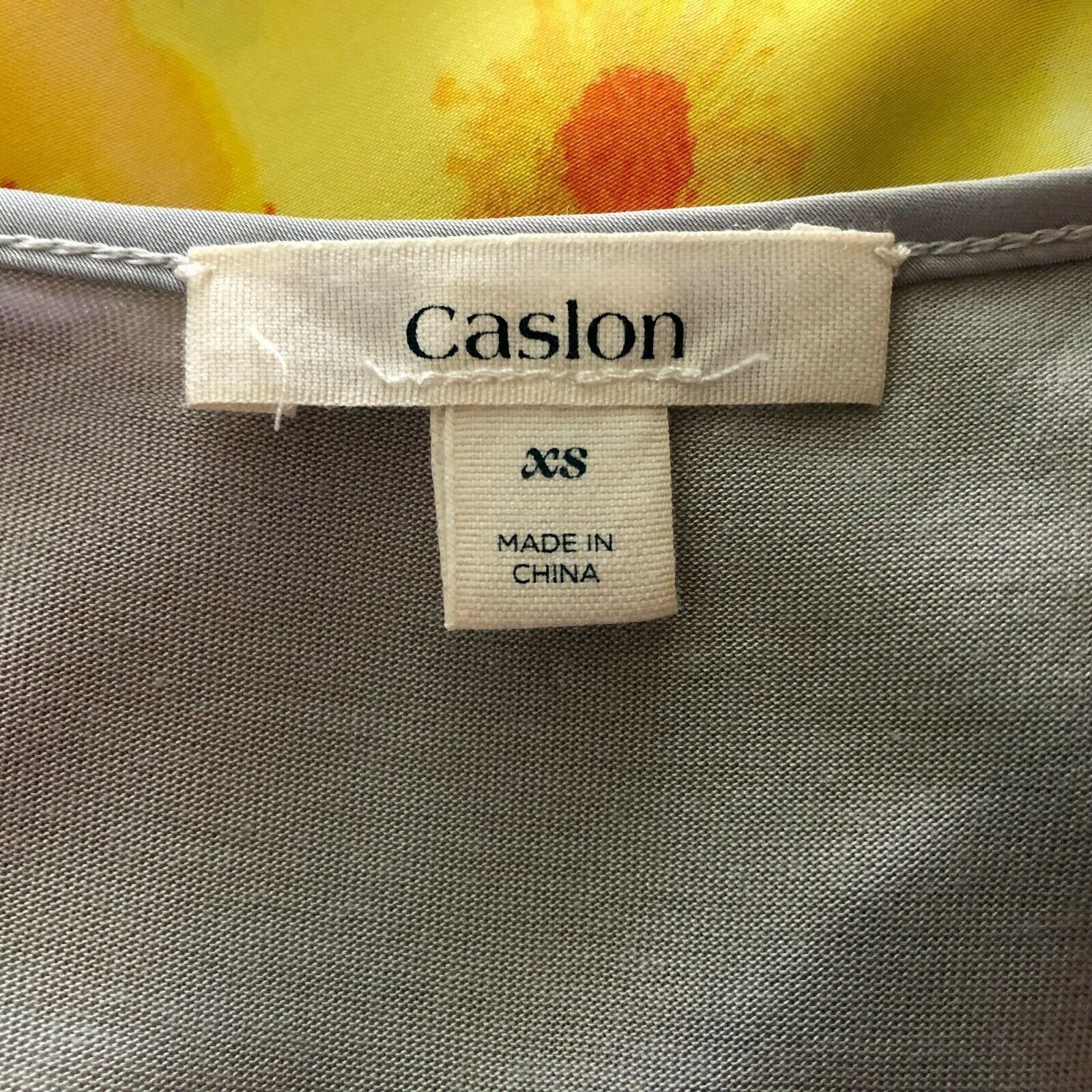 Other Caslon Women's Sleeveless Summer Top XS Yellow Floral Scoop- Size XS / US 0-2 / IT 36-38 - 3 Thumbnail