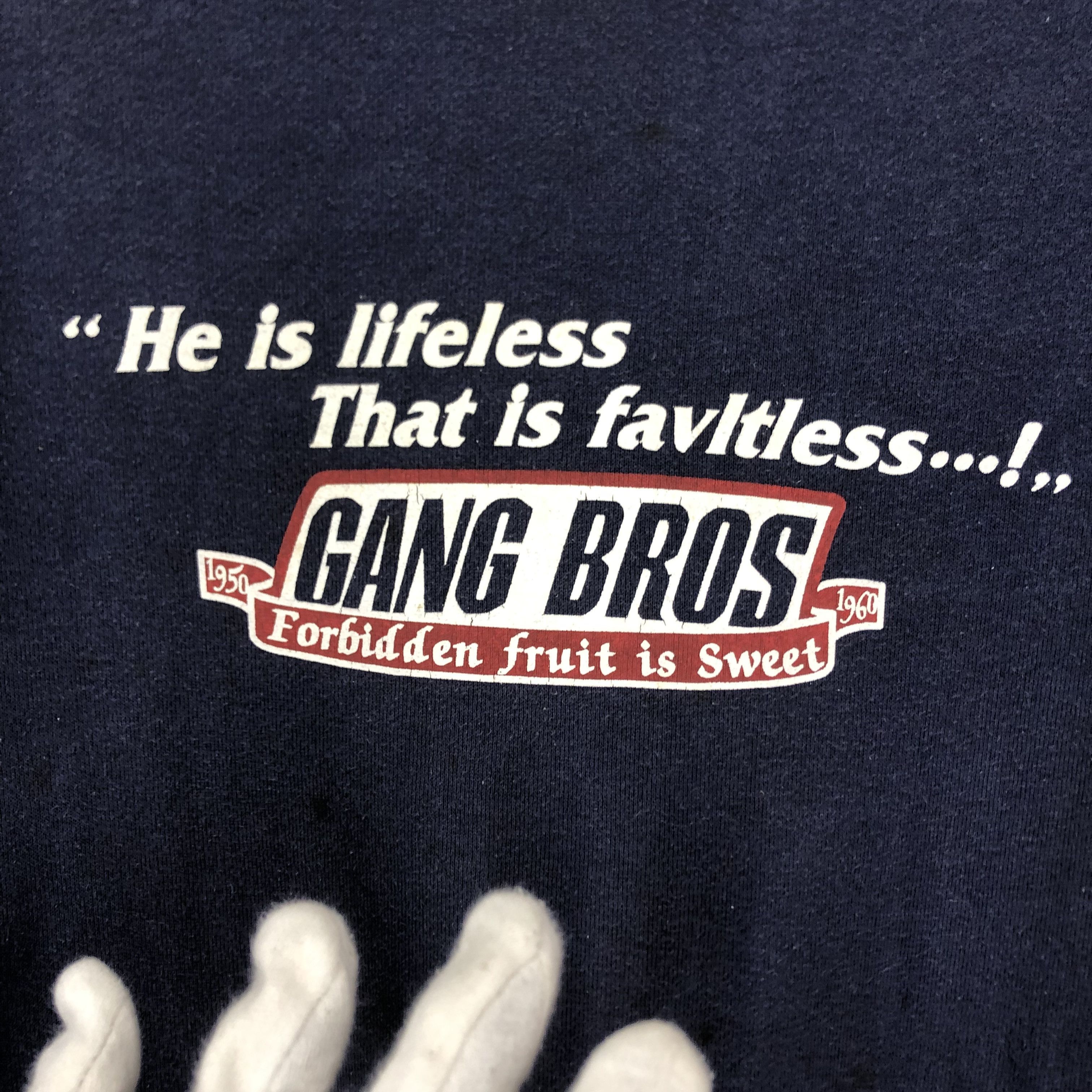 The Flat Head 90s Vintage Thrashed THE FLAT HEAD Sweatshirt #1648/03 Size US M / EU 48-50 / 2 - 2 Thumbnail