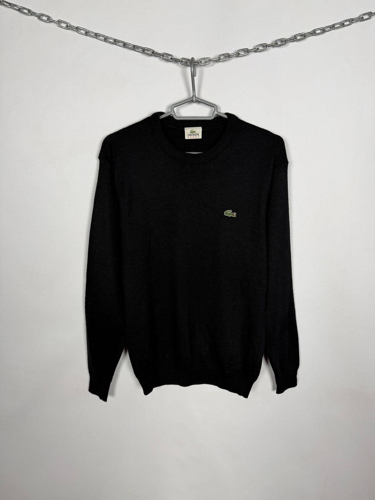 Lacoste Lacoste Sport Vintage Crewneck Sweater Pullover Wool/Acrylic Size US L / EU 52-54 / 3 - 1 Thumbnail