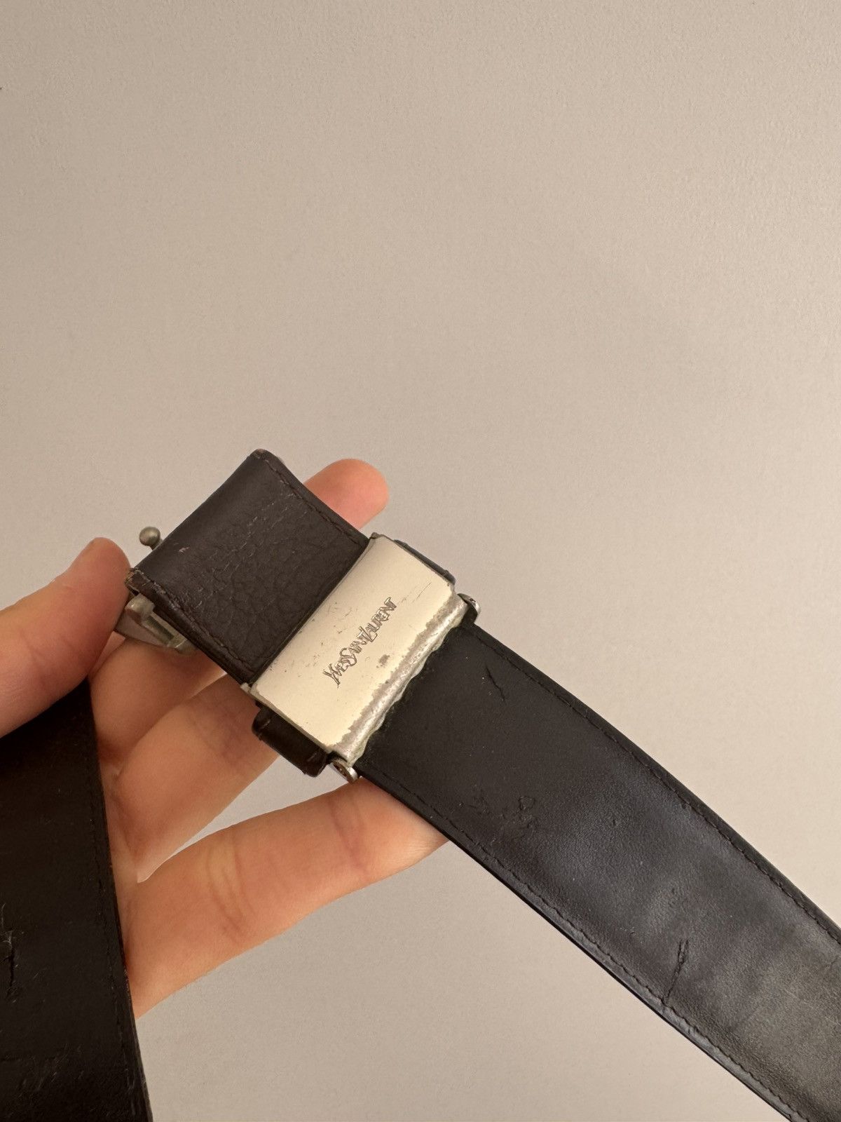Vintage × Yves Saint Laurent Yves Saint Laurent YSL belt Size ONE SIZE - 6 Thumbnail