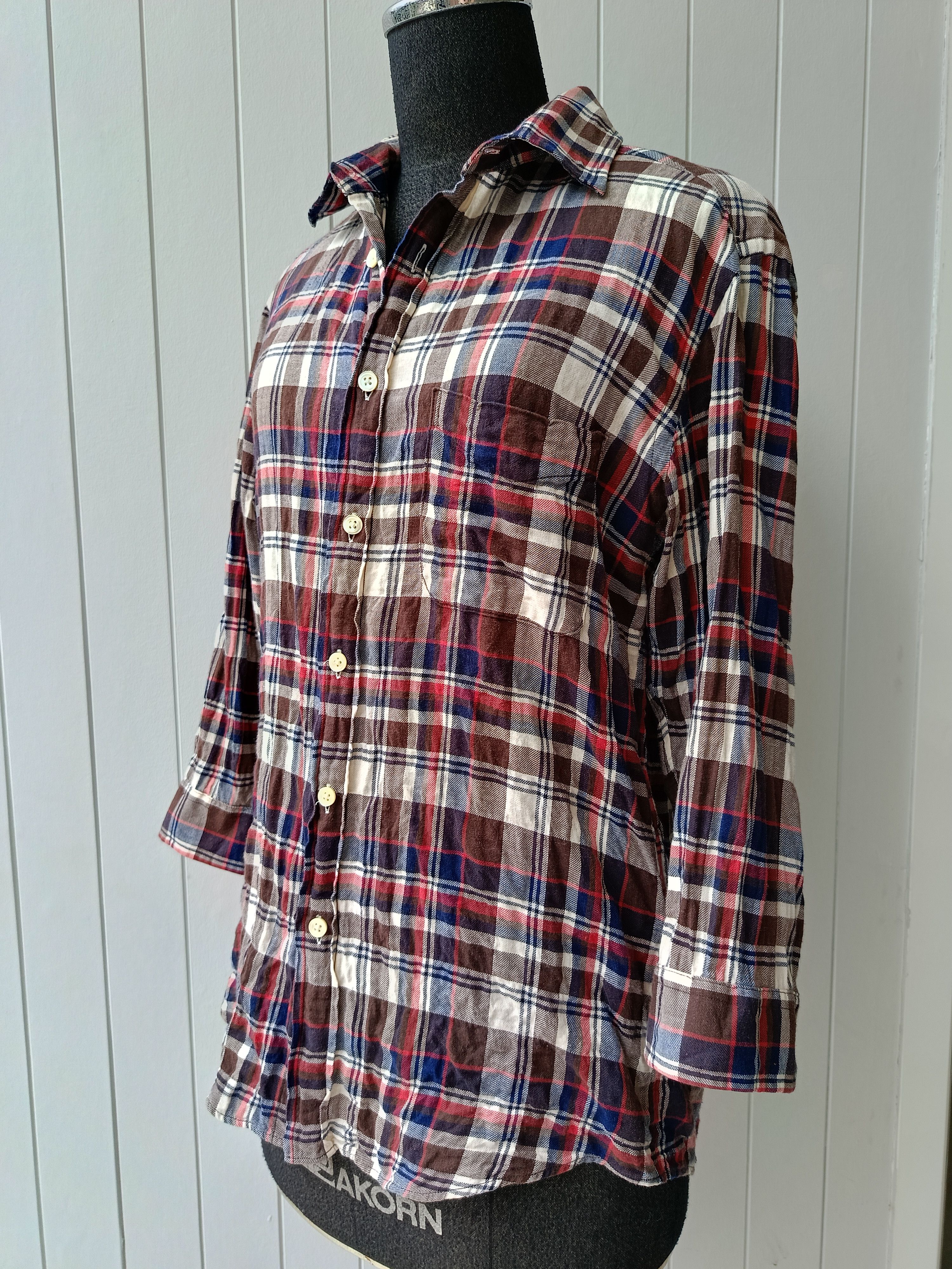 United Arrows UNITED ARROWS Green Label Relaxing unisex 3/4 sleeve shirt Size US S / EU 44-46 / 1 - 1 Thumbnail