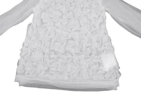 Comme des Garcons Comme Des Garcons White Vintage Floral Double Layer See-th Size XS / US 0-2 / IT 36-38 - 8 Thumbnail