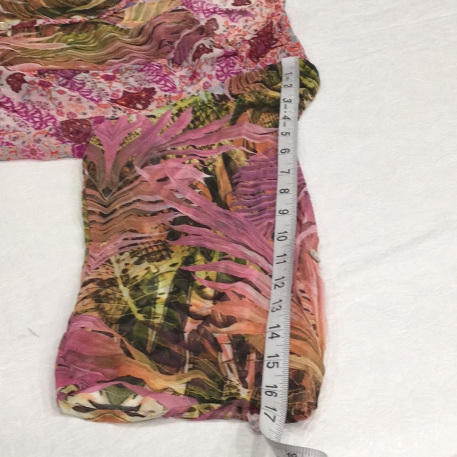 Other Figueroa & Flower Foliage/Floral Print Sheer Top Small Size S / US 4 / IT 40 - 13 Thumbnail