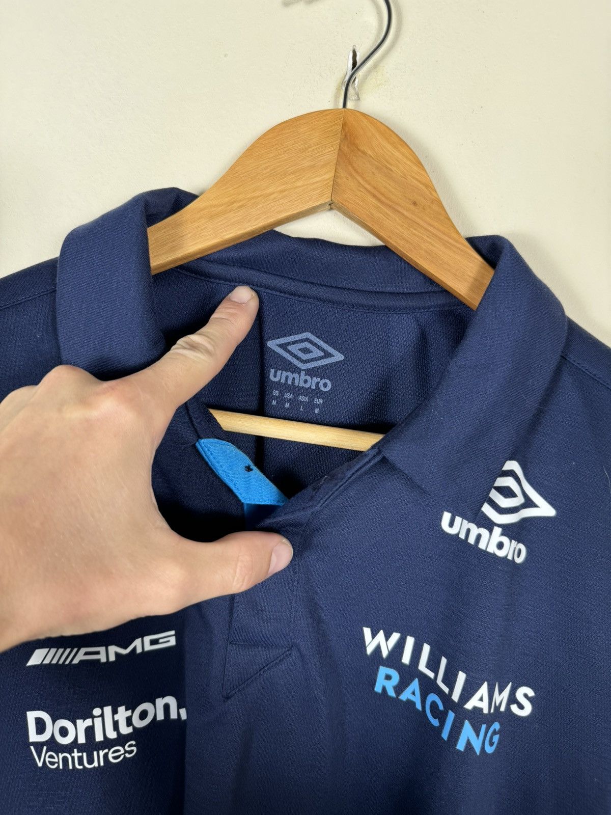 Formula 1 × Mercedes-Benz Mercedes Williams Racing Umbro formula one F1 Polo Size US M / EU 48-50 / 2 - 5 Thumbnail