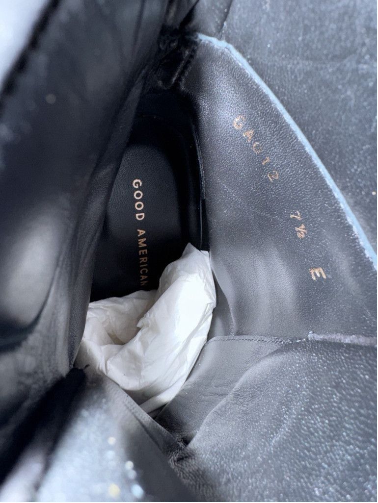 Good American Good American Shoes 7.5 Black Suede Booties Stiletto Heel Size US 7.5 / IT 37.5 - 10 Thumbnail