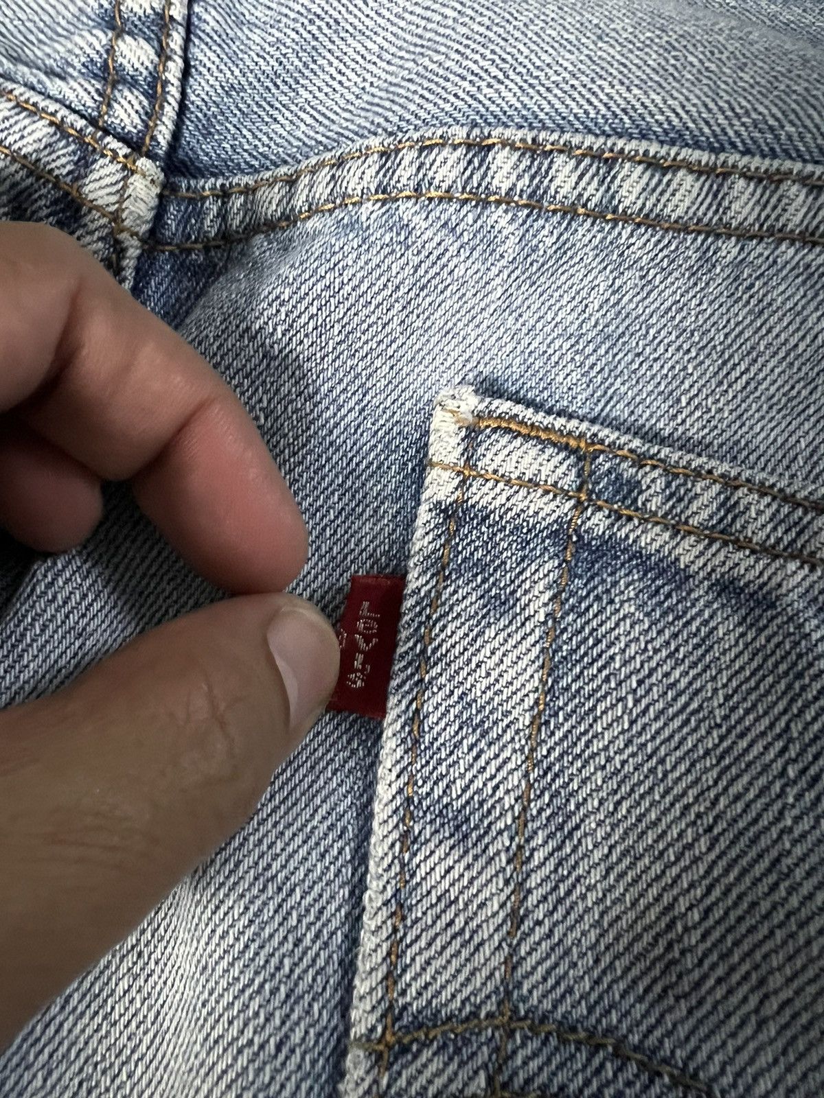 Jean × Levi's × Levi's Vintage Clothing VINTAGE LEVIS 505 DISTRESSED MUD WASH JEANS Size US 34 / EU 50 - 11 Thumbnail