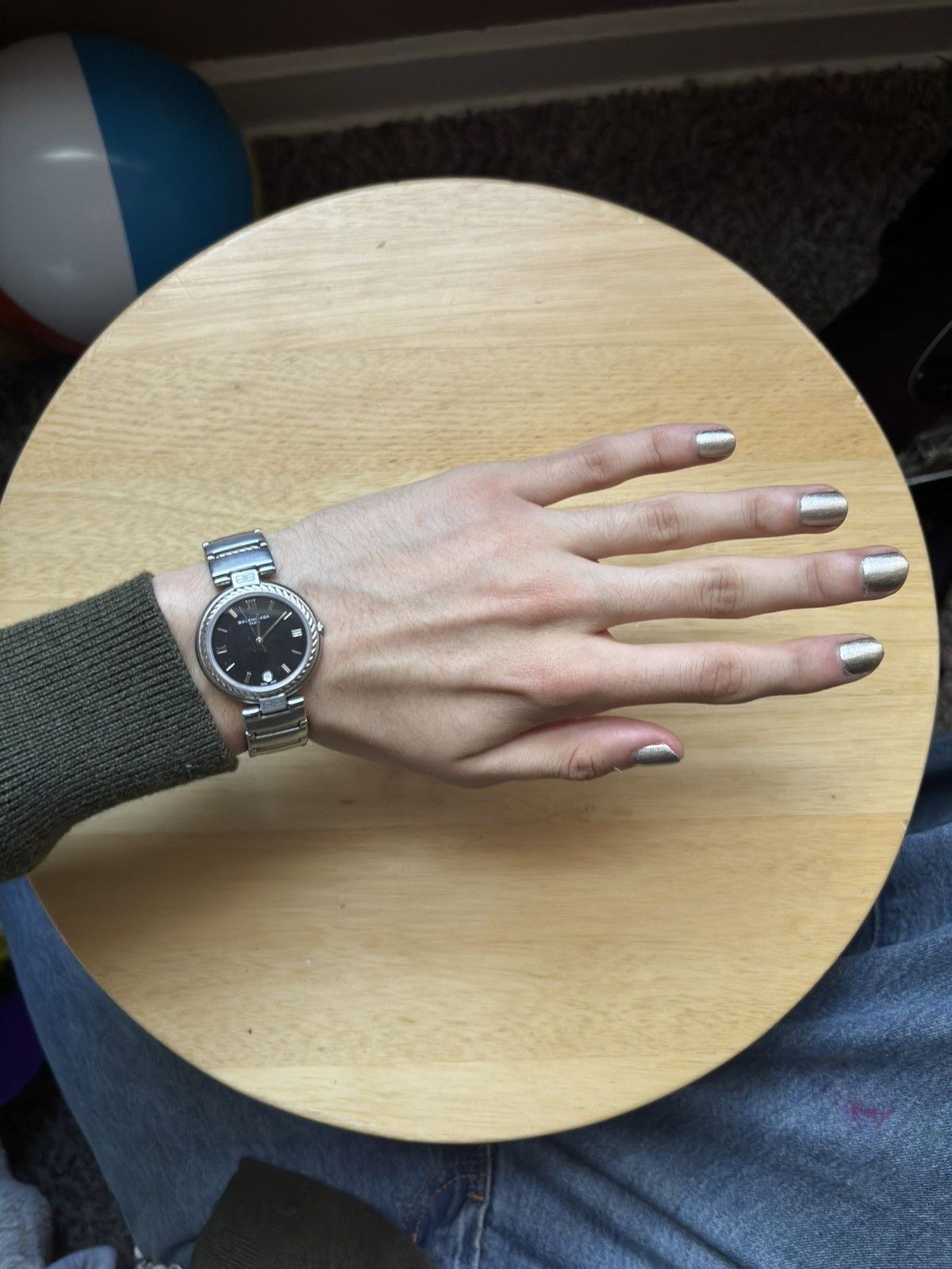 Balenciaga Early 90s Balenciaga Paris Sapphire Crystal Watch Size ONE SIZE - 4 Thumbnail