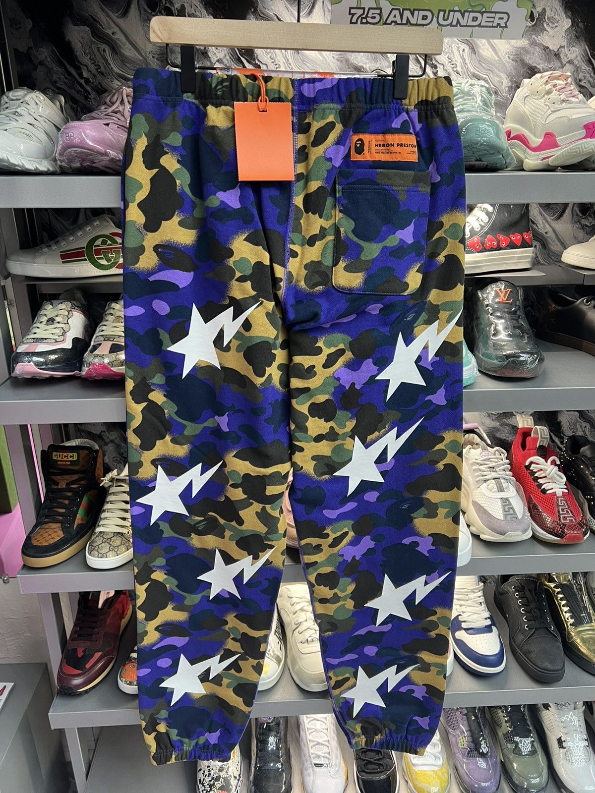 Bape Bape x Heron Preston SweatPants Size US 38 / EU 54 - 2 Thumbnail