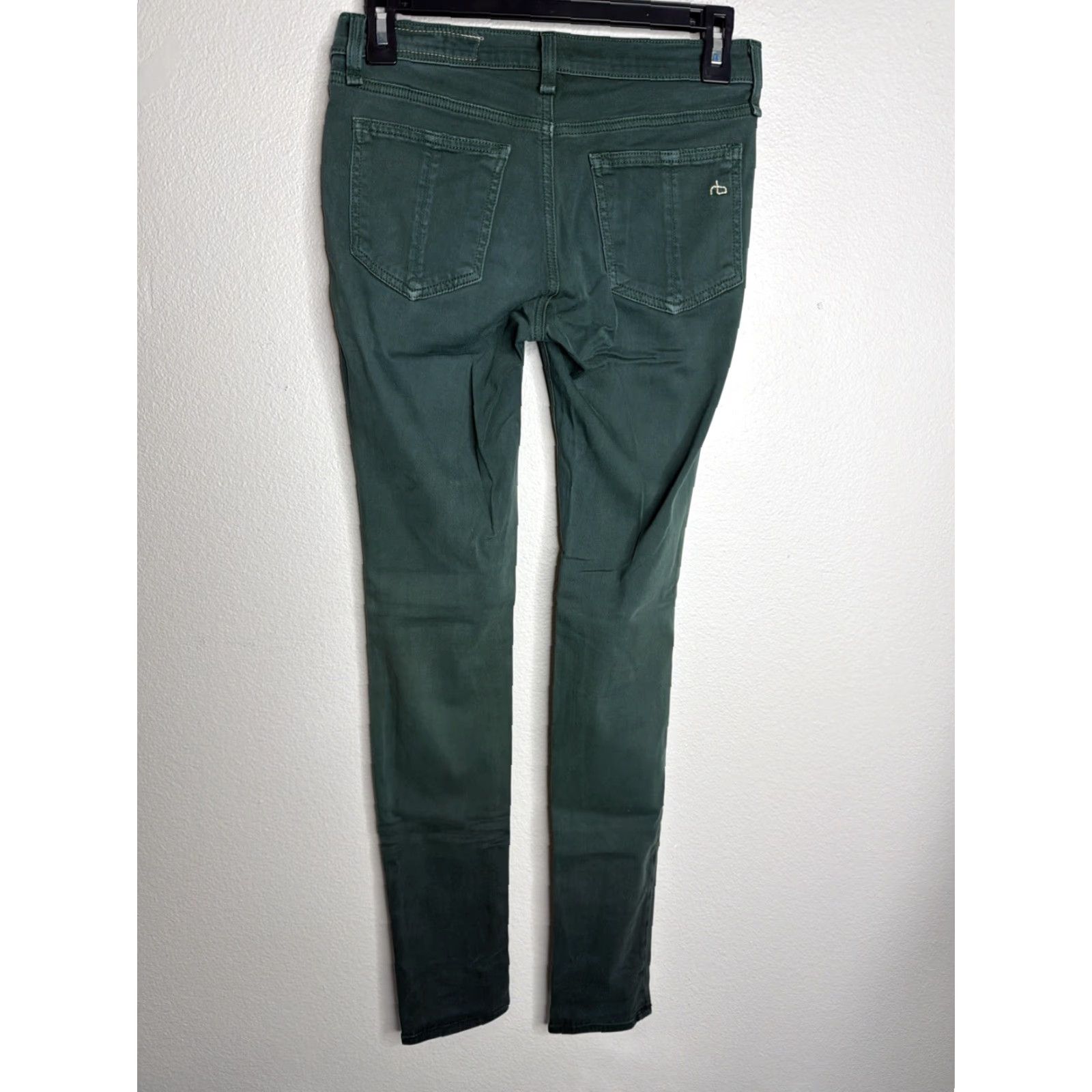 Rag & Bone Rag & Bone Jean Women’s Size 25 5 Pocket Skinny Leg Pants Green Cotton EUC Jegging Army Modern Regular Mens Girls Womens Size 42" / US 20 - 4 Thumbnail