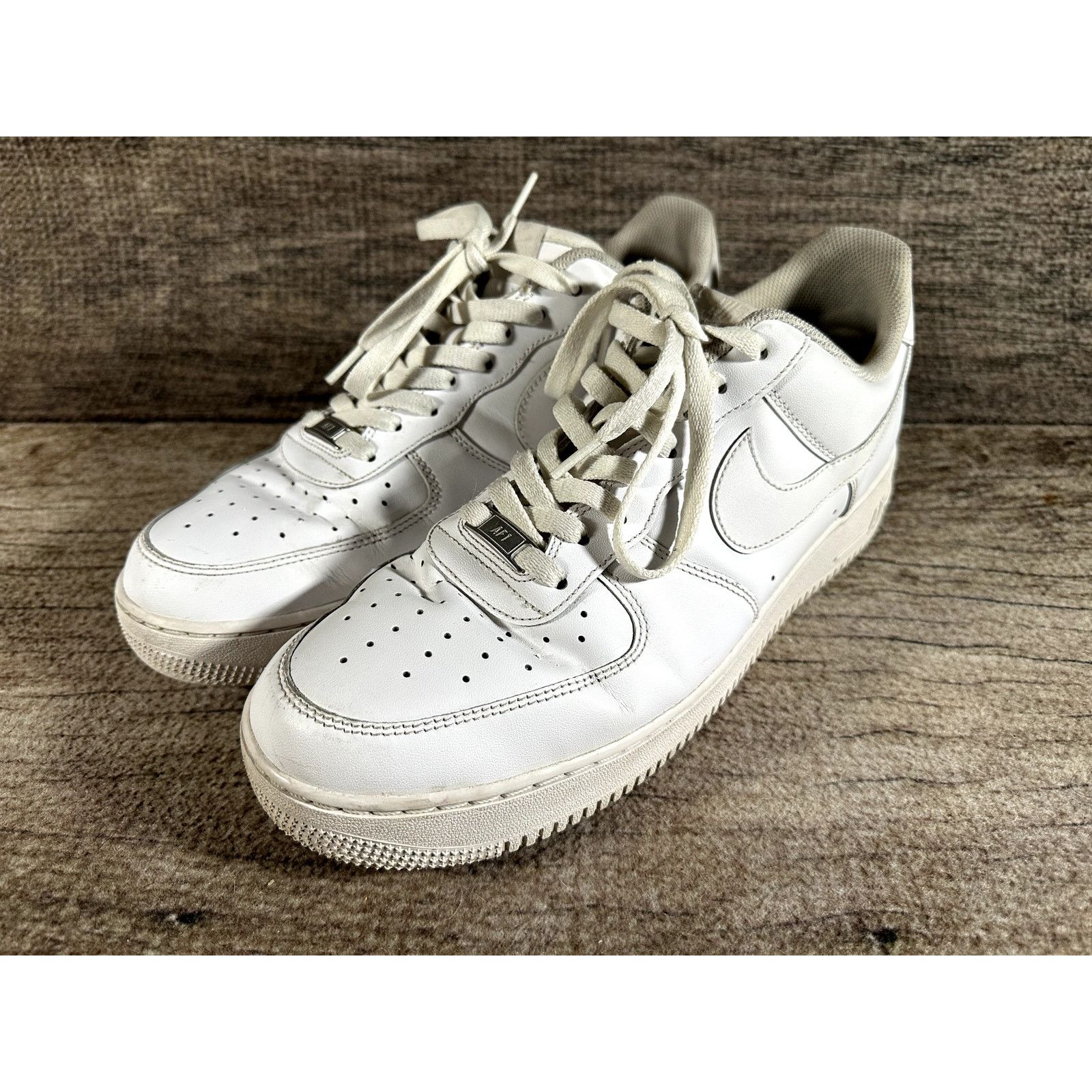Nike Nike Air Force One ‘07 Size 13 White Casual Sneaker Shoe Size US 12 / EU 45 - 1 Thumbnail
