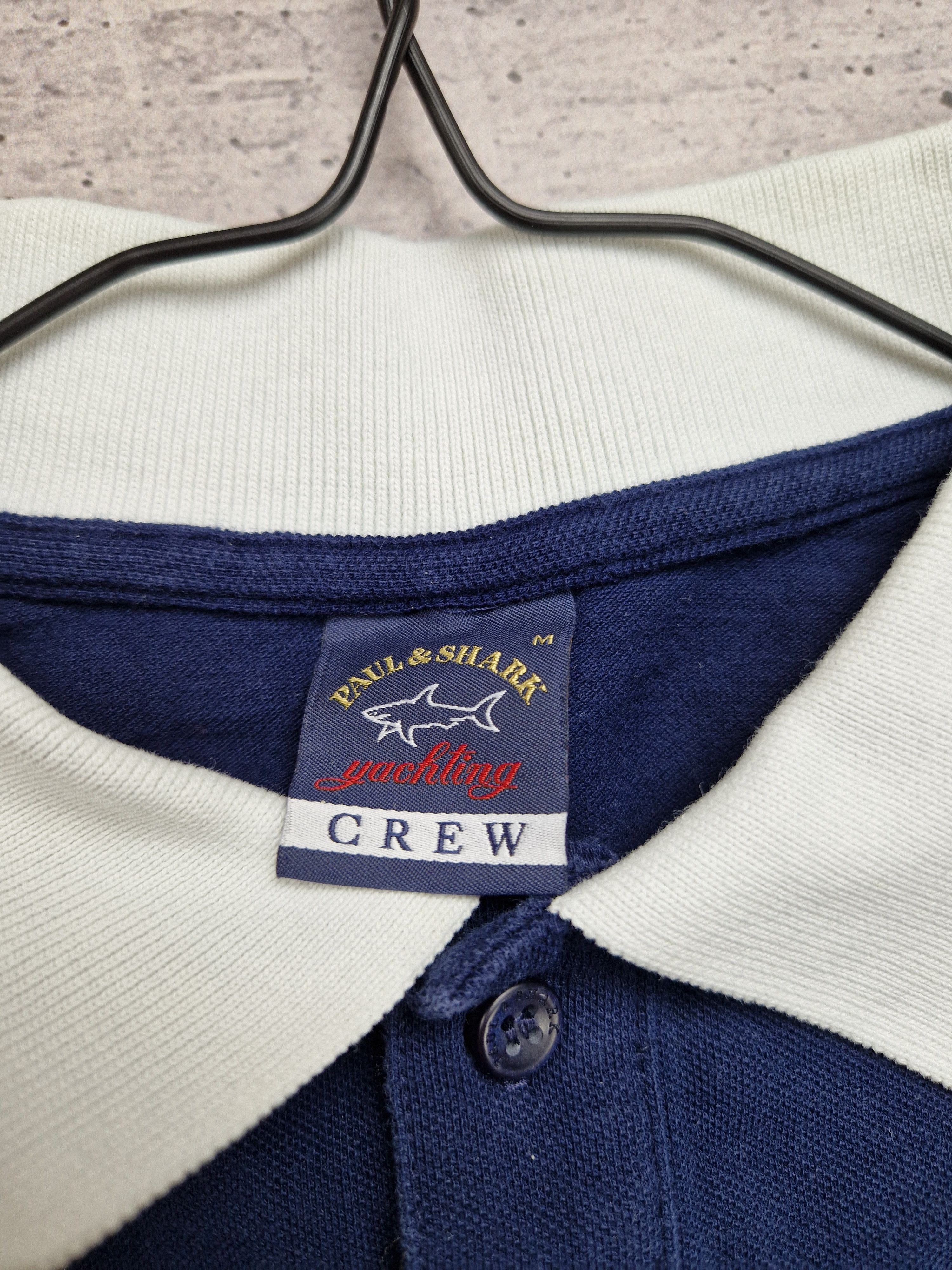 Paul & Shark Vintage Paul & Shark Yachting Polo Shirt Navy Size L Rare Size US M / EU 48-50 / 2 - 5 Thumbnail