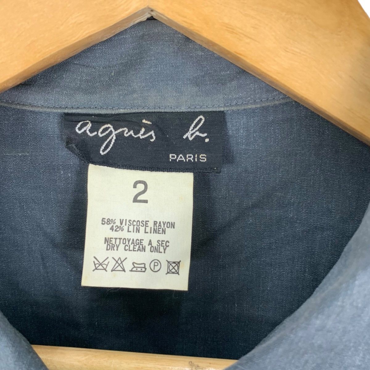 agnes b. Vintage AGNES B. PARIS Linen Button Up Minimalist Casual Tee Size S / US 4 / IT 40 - 8 Thumbnail
