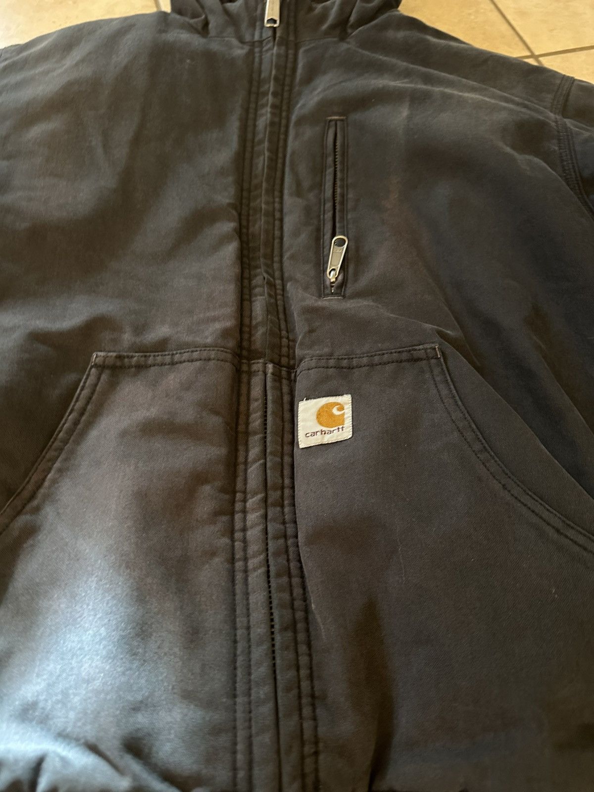 Carhartt Carhartt Washed Duck Insulated Active Jacket - Black - Small Size US S / EU 44-46 / 1 - 3 Thumbnail