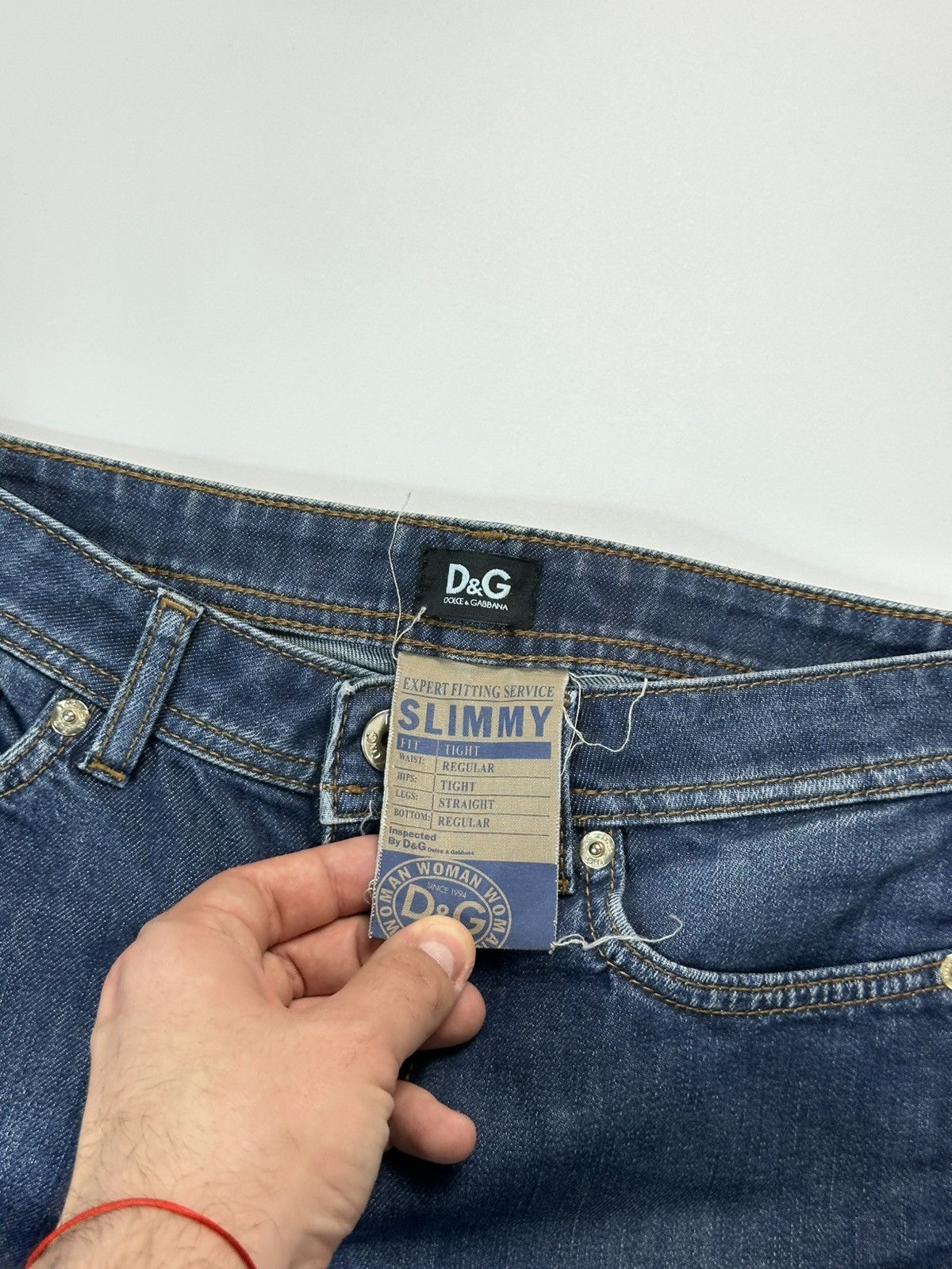 Dolce & Gabbana Dolce&Gabbana Straight Denim Jeans Women's Blue Size 25" / US 0 / IT 36 - 8 Thumbnail
