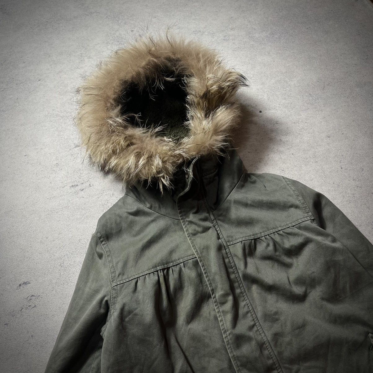 Japanese Brand Crazy Fur Moussy Raccon Gothic Ifsix Lgb Kmrii Style Jacket Size US M / EU 48-50 / 2 - 3 Thumbnail