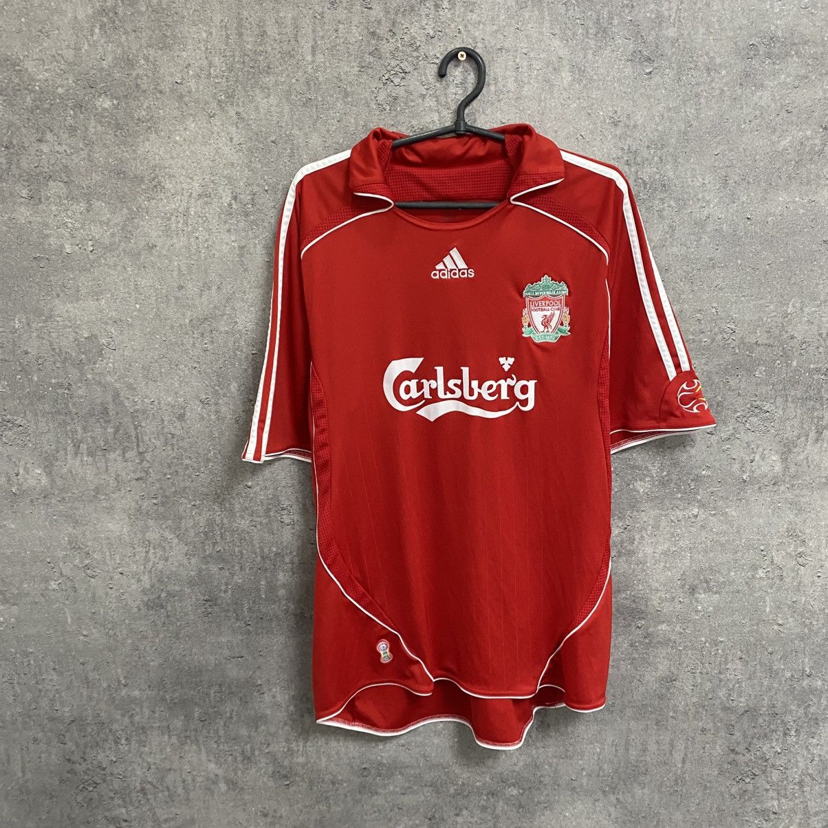 Adidas Vintage Liverpool Adidas Football Jersey 2006-07 T-Shirt Size US L / EU 52-54 / 3 - 1 Thumbnail