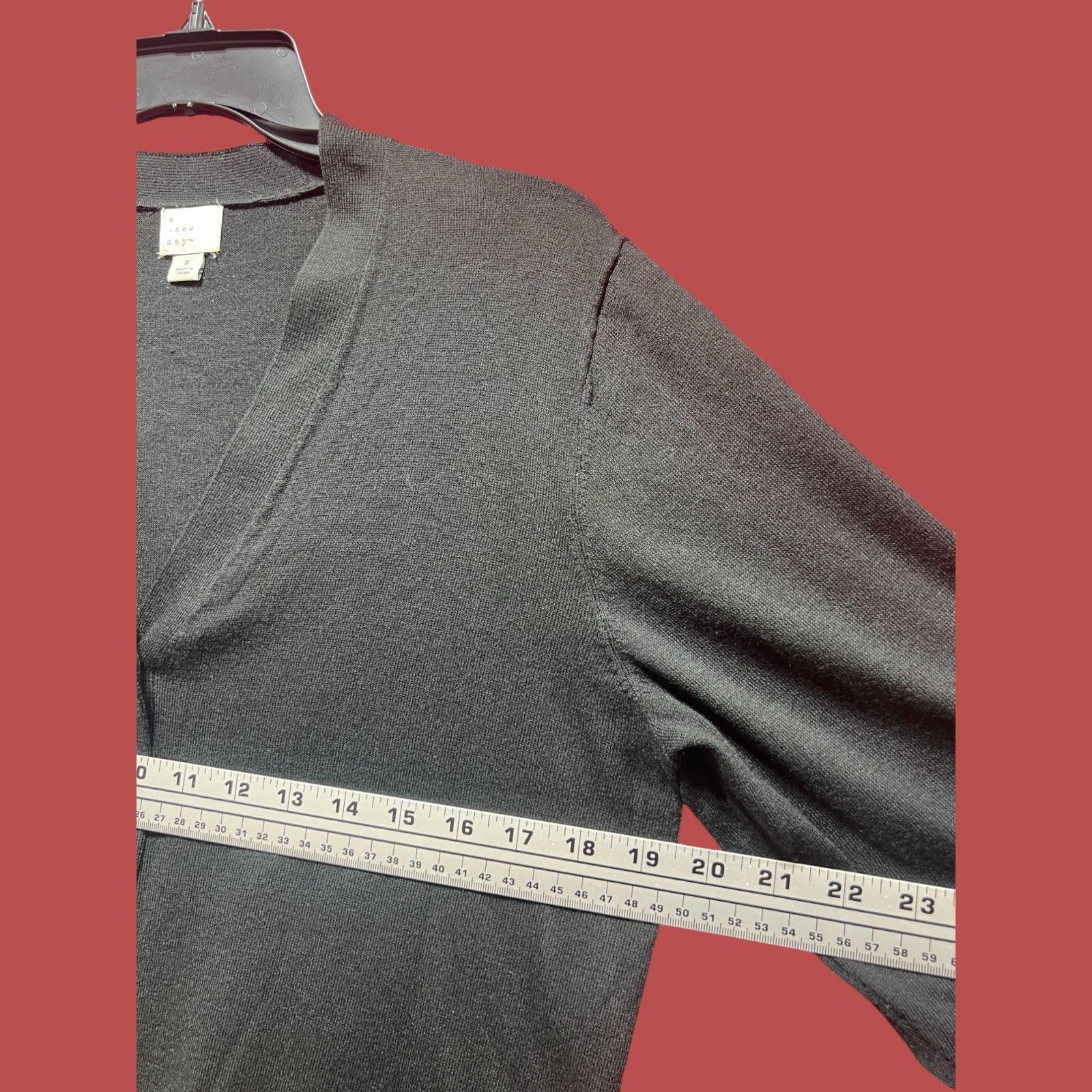 Other A New Day - Women's Button Front Cardigan - Black - Small Size S / US 4 / IT 40 - 5 Thumbnail