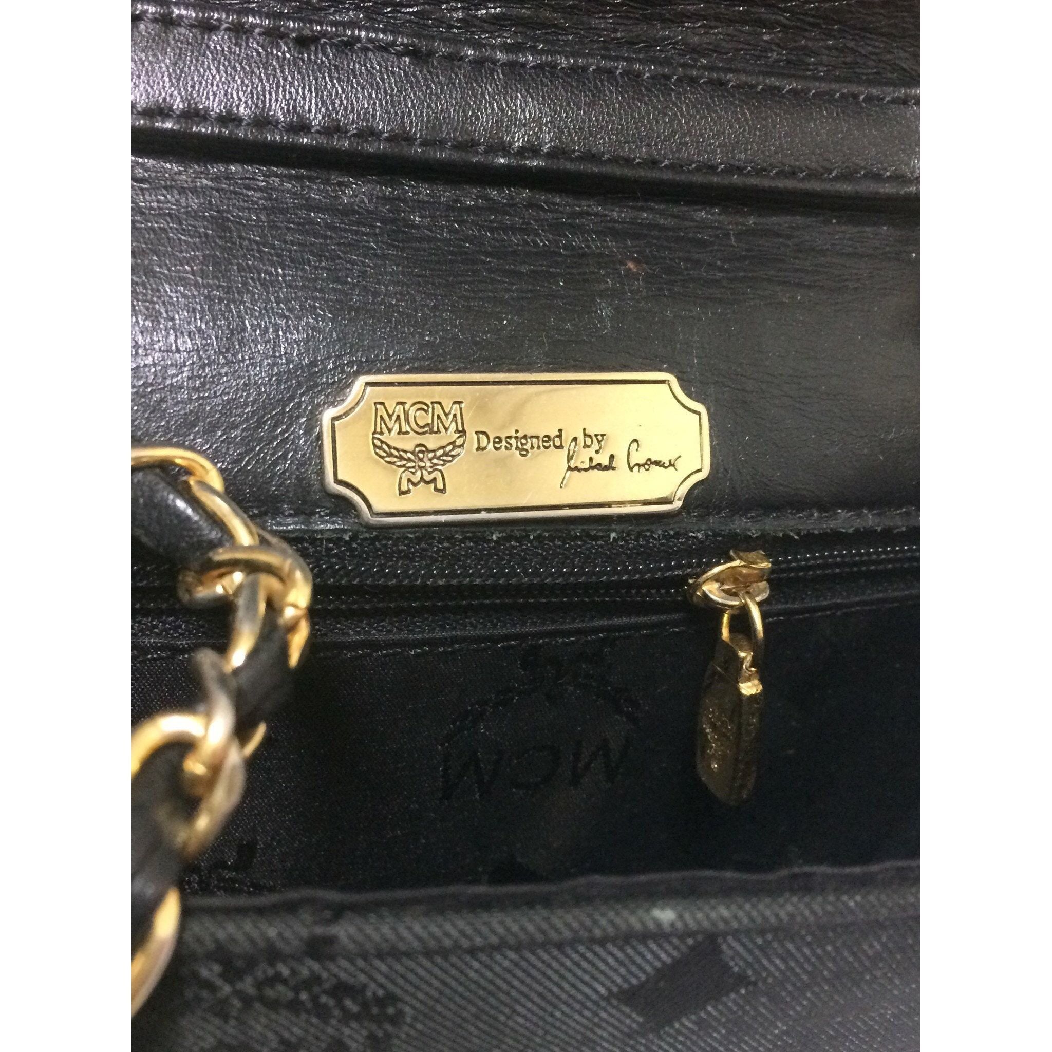 MCM Vintage MCM black nylon monogram clutch shoulder bag Size ONE SIZE - 5 Thumbnail