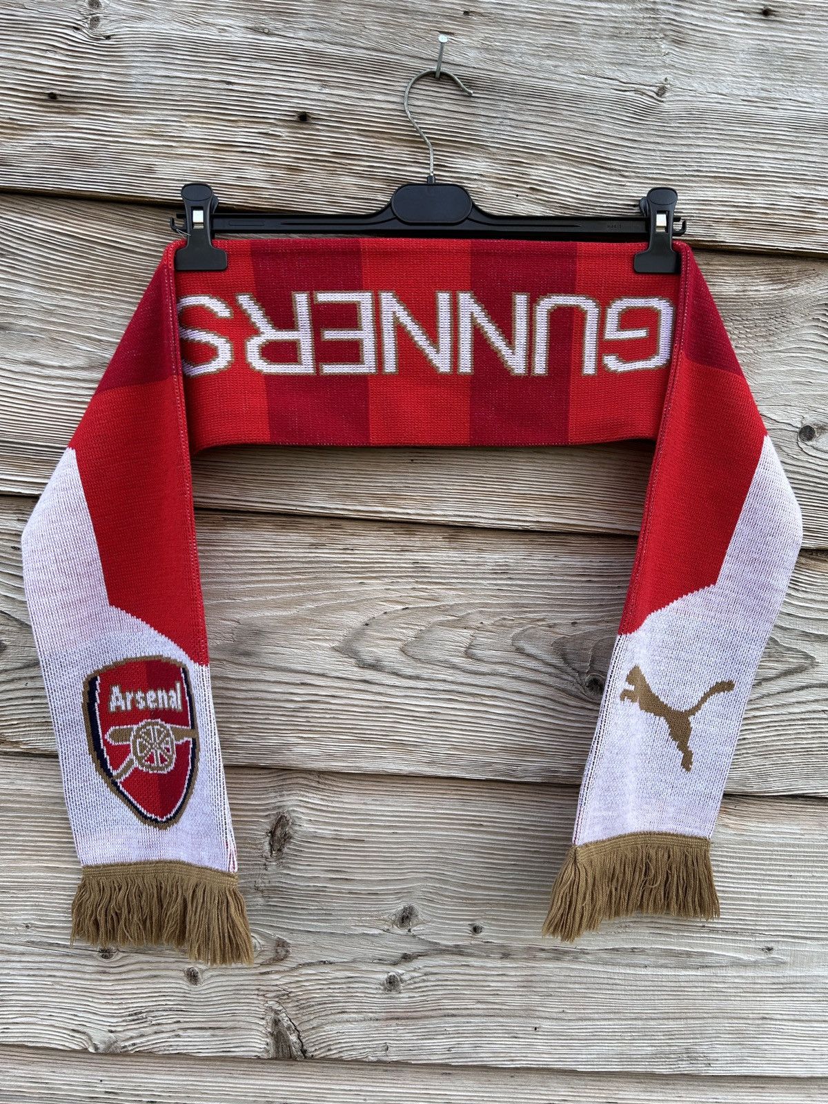 Puma Puma Arsenal Gunners Fanwear Striped Scarf Muffler Size ONE SIZE - 5 Thumbnail