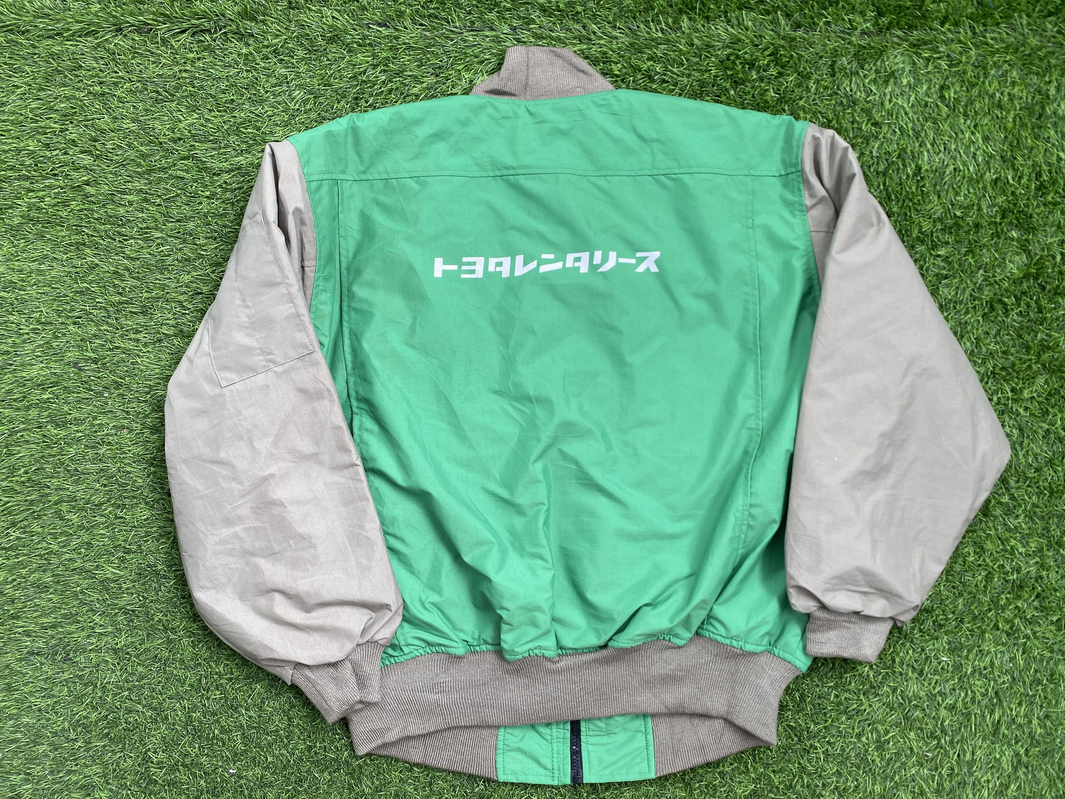 Vintage Toyota Tecno Bomber Jacket Japan Spellout