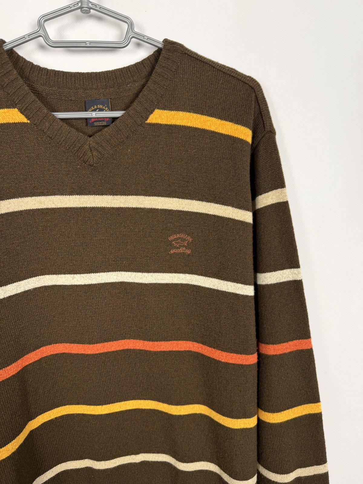 Paul & Shark Paul Shark Wool Sweater Striped Pullover Vintage Italy Sz L Size US L / EU 52-54 / 3 - 6 Thumbnail