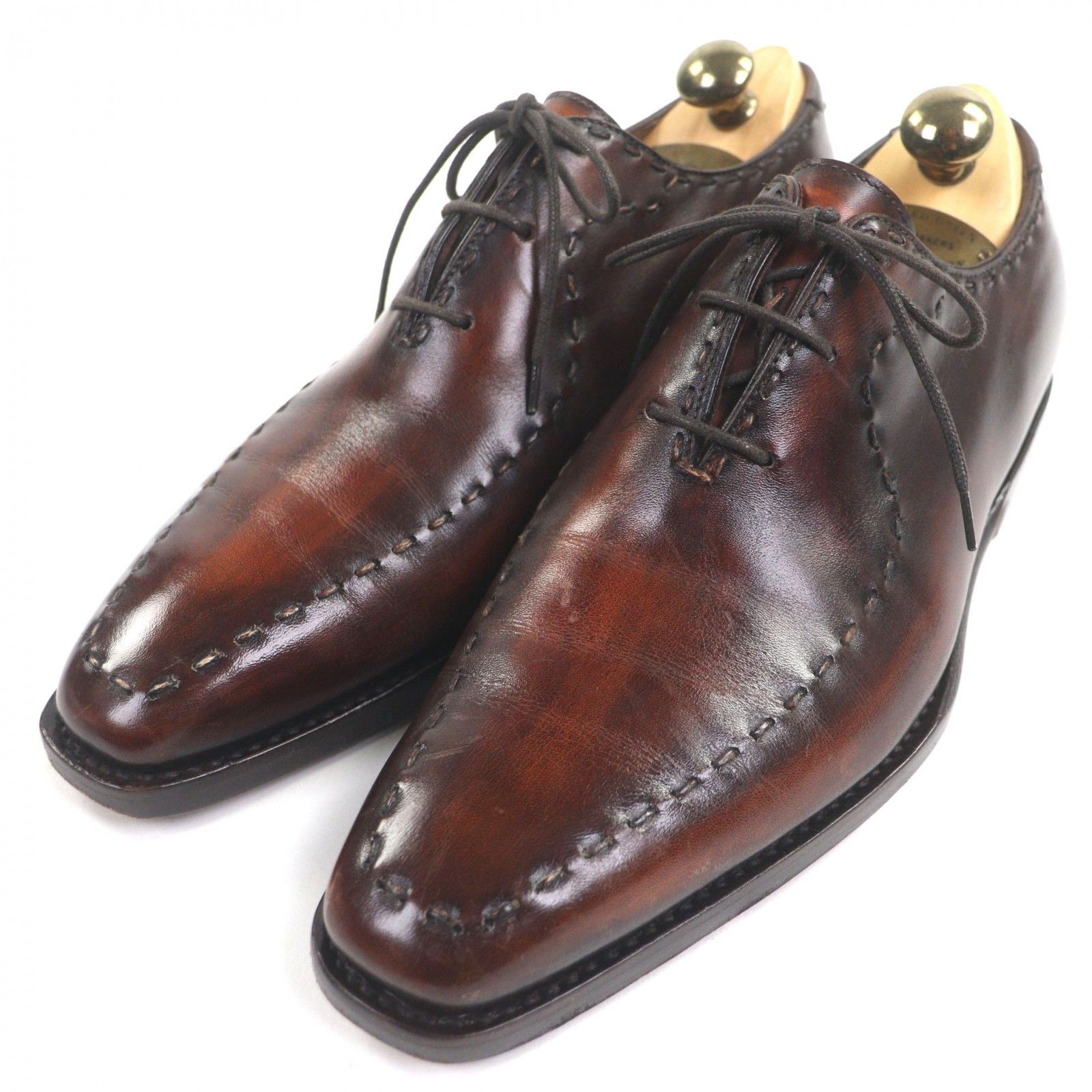 Other Other NAPOLITANO RACHELE Leather Lace Up Shoes Leather Shoes DUTY FREE for USA Size ONE SIZE - 1 Thumbnail
