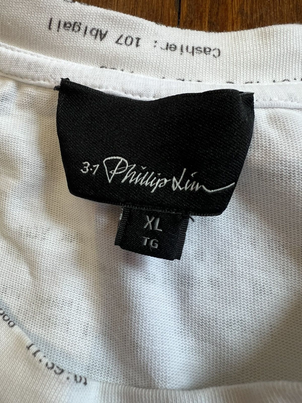 3.1 Phillip Lim Phillip Lim All Over Print Receipt Tee Size US XL / EU 56 / 4 - 9 Thumbnail