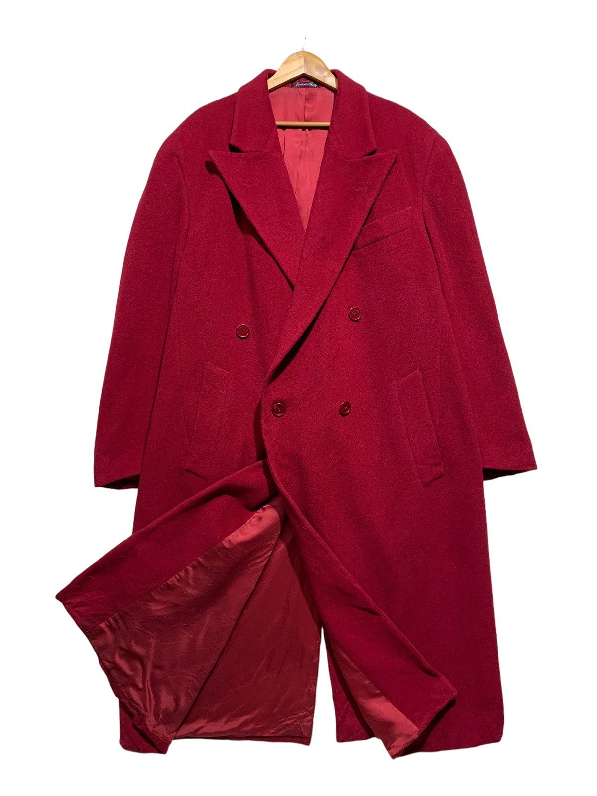 Emporio Armani 🔥VTG EMPORIO ARMANI WOOL OVERCOATS Size US L / EU 52-54 / 3 - 1 Thumbnail