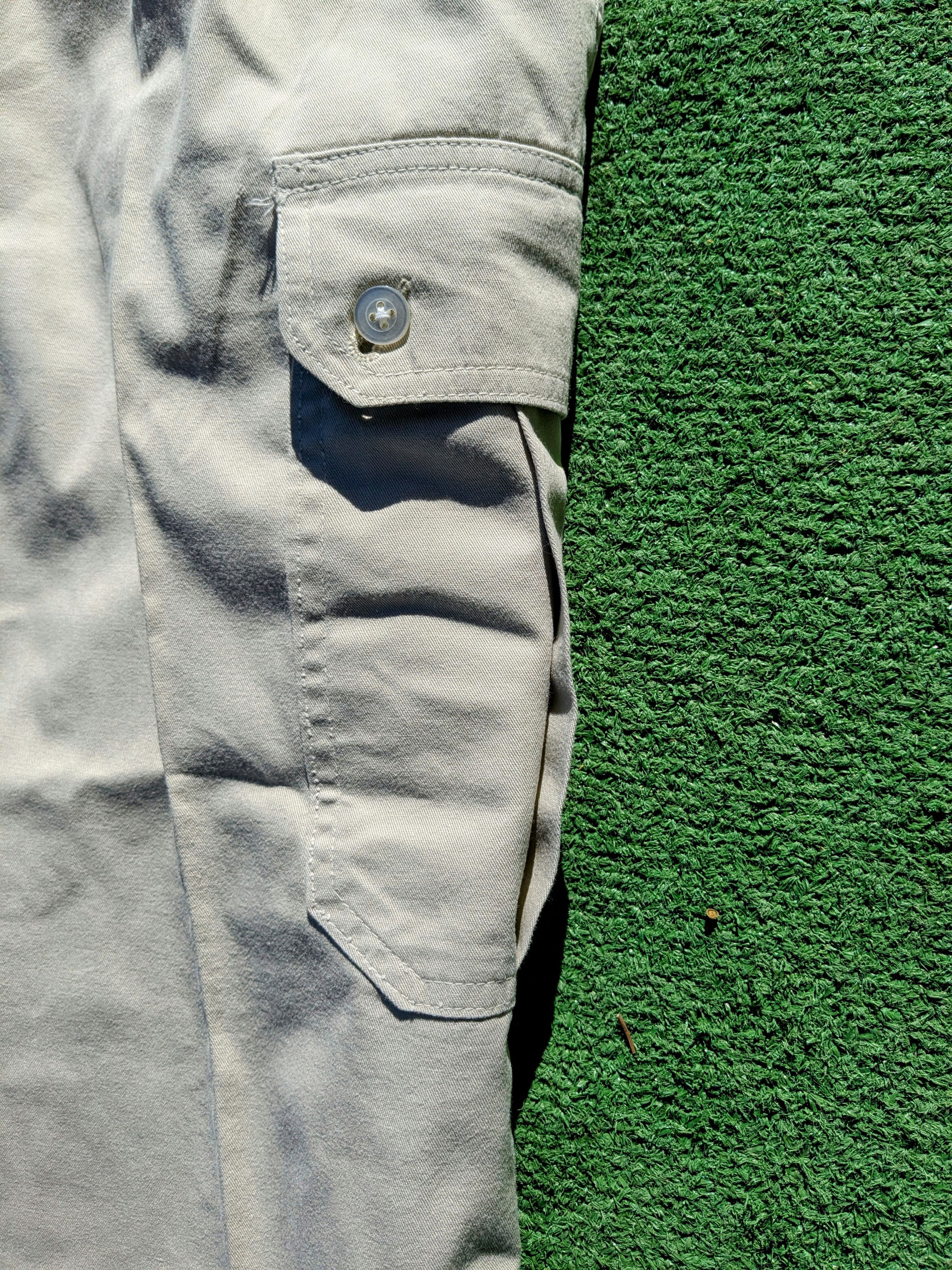 Other VTG Casual Traditional Cargo Khaki Pleated Relaxed Pants Size US 32 / EU 48 - 3 Thumbnail