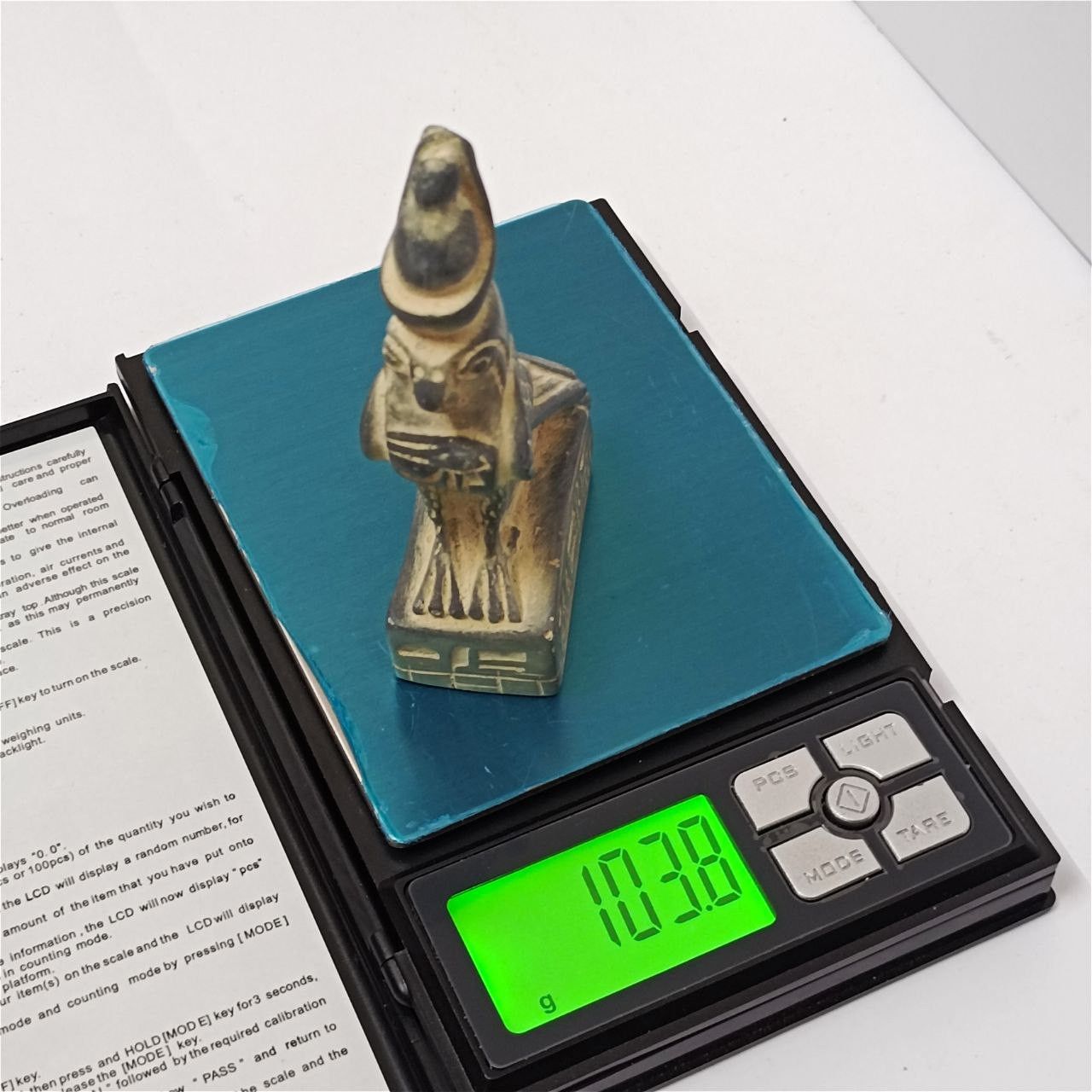 Handmade Unique Handmade Ancient Egyptian King Horus Statue Falcon Size ONE SIZE - 5 Thumbnail
