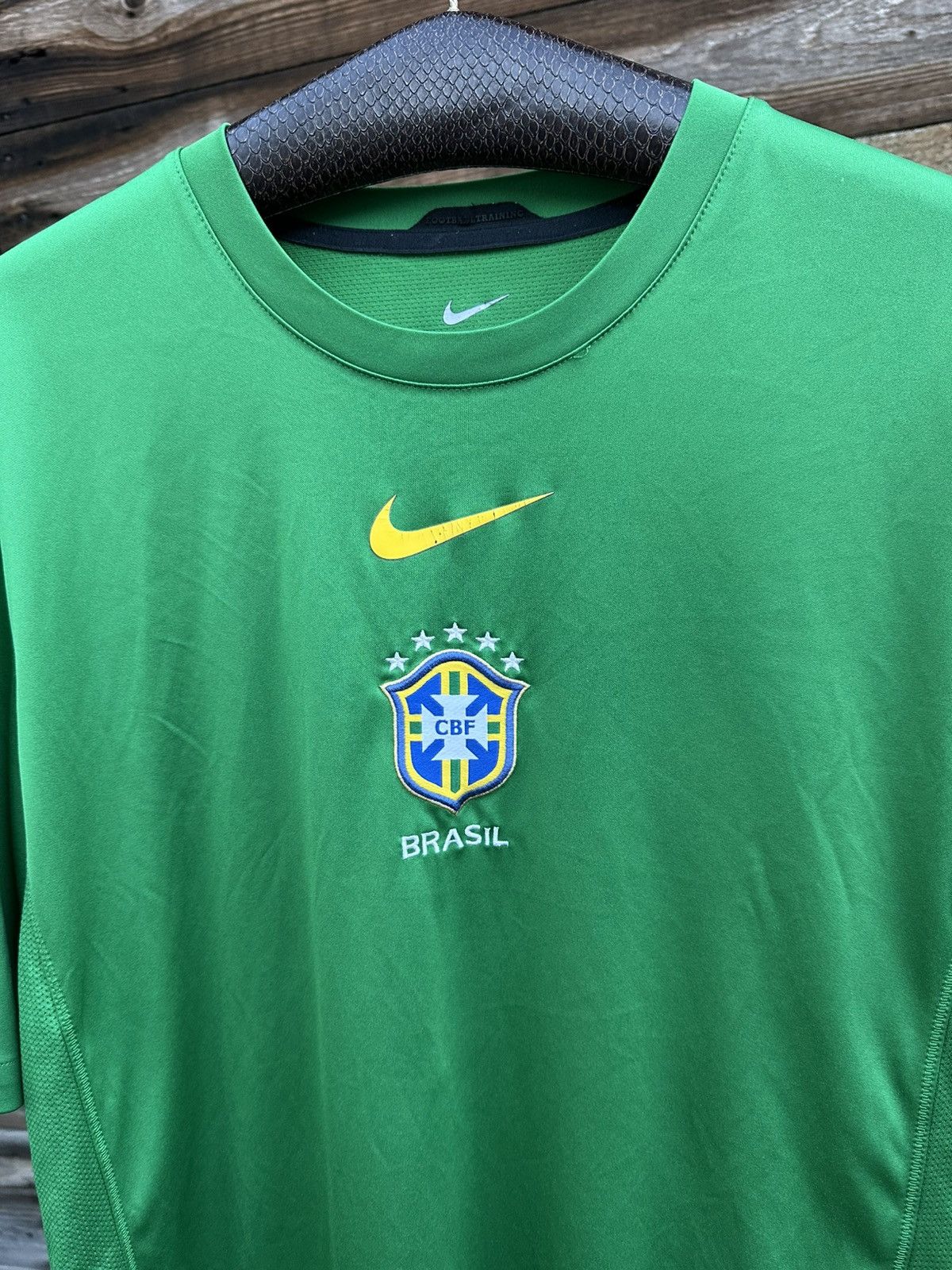 Nike × Vintage 2010 Brazil Training Soccer Jersey Size US XL / EU 56 / 4 - 2 Thumbnail