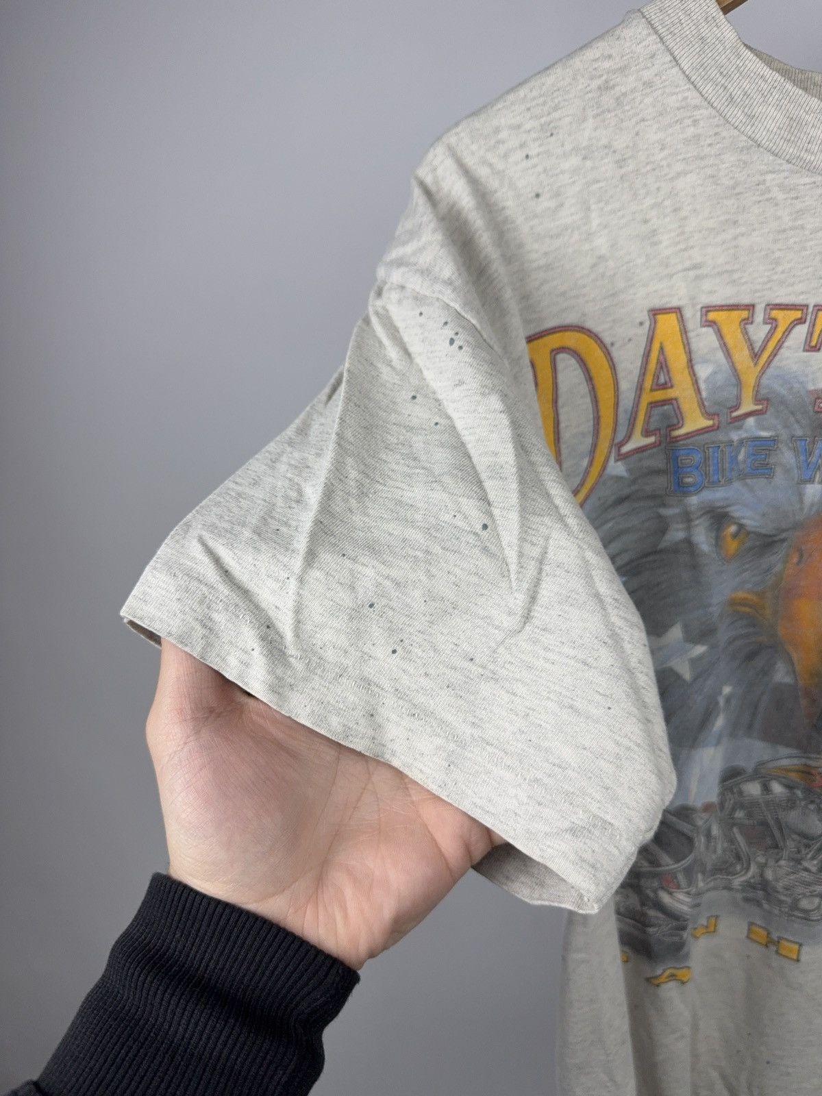 Vintage Vintage 1996 Daytona Bike Moto Week Biker Eagle T Shirt Size US L / EU 52-54 / 3 - 3 Thumbnail