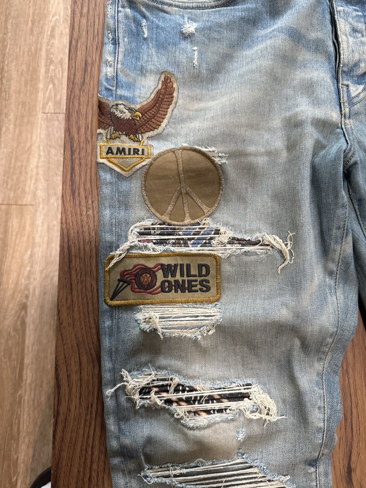 Amiri Amiri Patch Skinny Size US 36 / EU 52 - 2 Thumbnail
