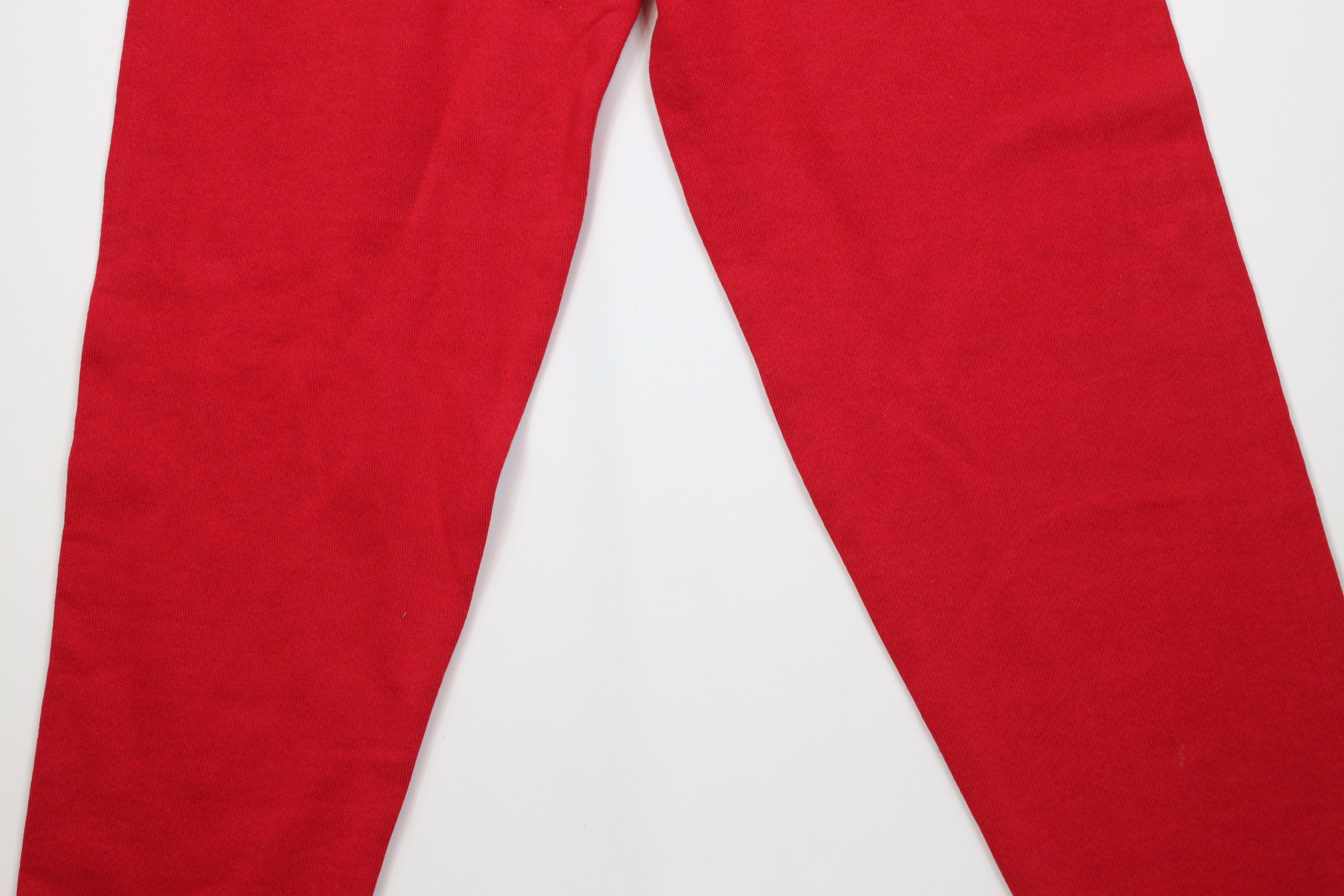 Vintage Vintage 90s Streetwear Tapered Sweatpants Pants Red USA Size 24" / US 00 / IT 34 - 3 Thumbnail