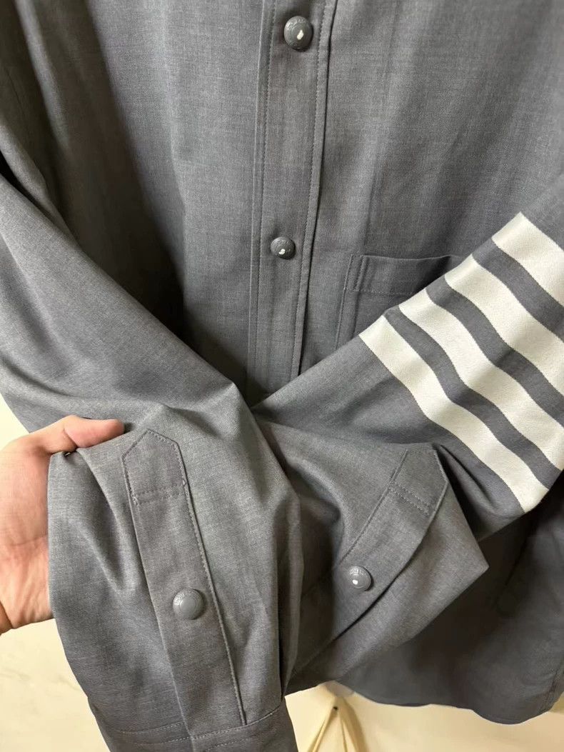 Thom Browne Thom browne Wool shirt jacket 2504-Nextarrow Size US M / EU 48-50 / 2 - 3 Thumbnail