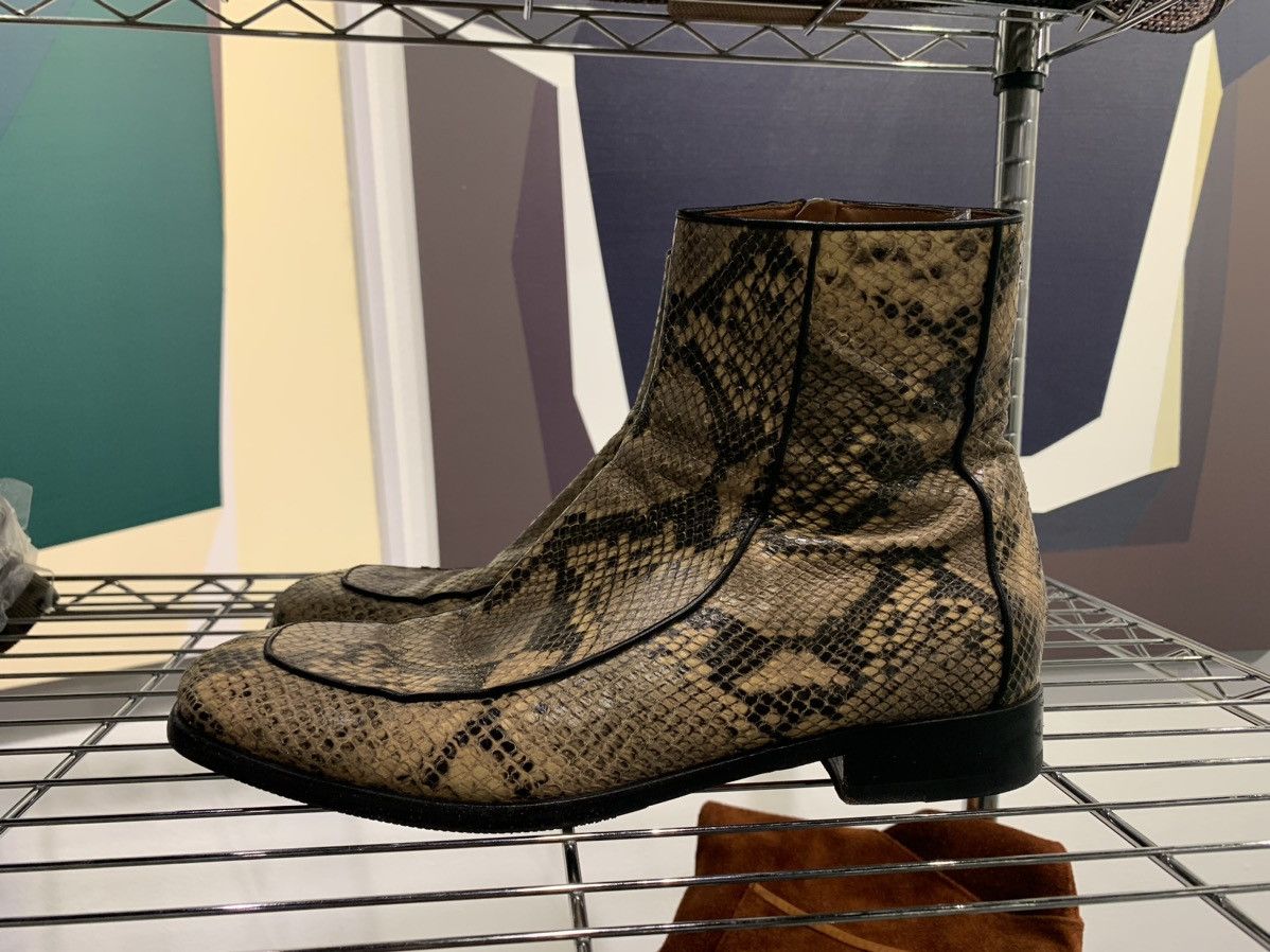 Dries Van Noten Dries Van Noten Snake Skin Boot Size US 11 / EU 44 - 2 Thumbnail