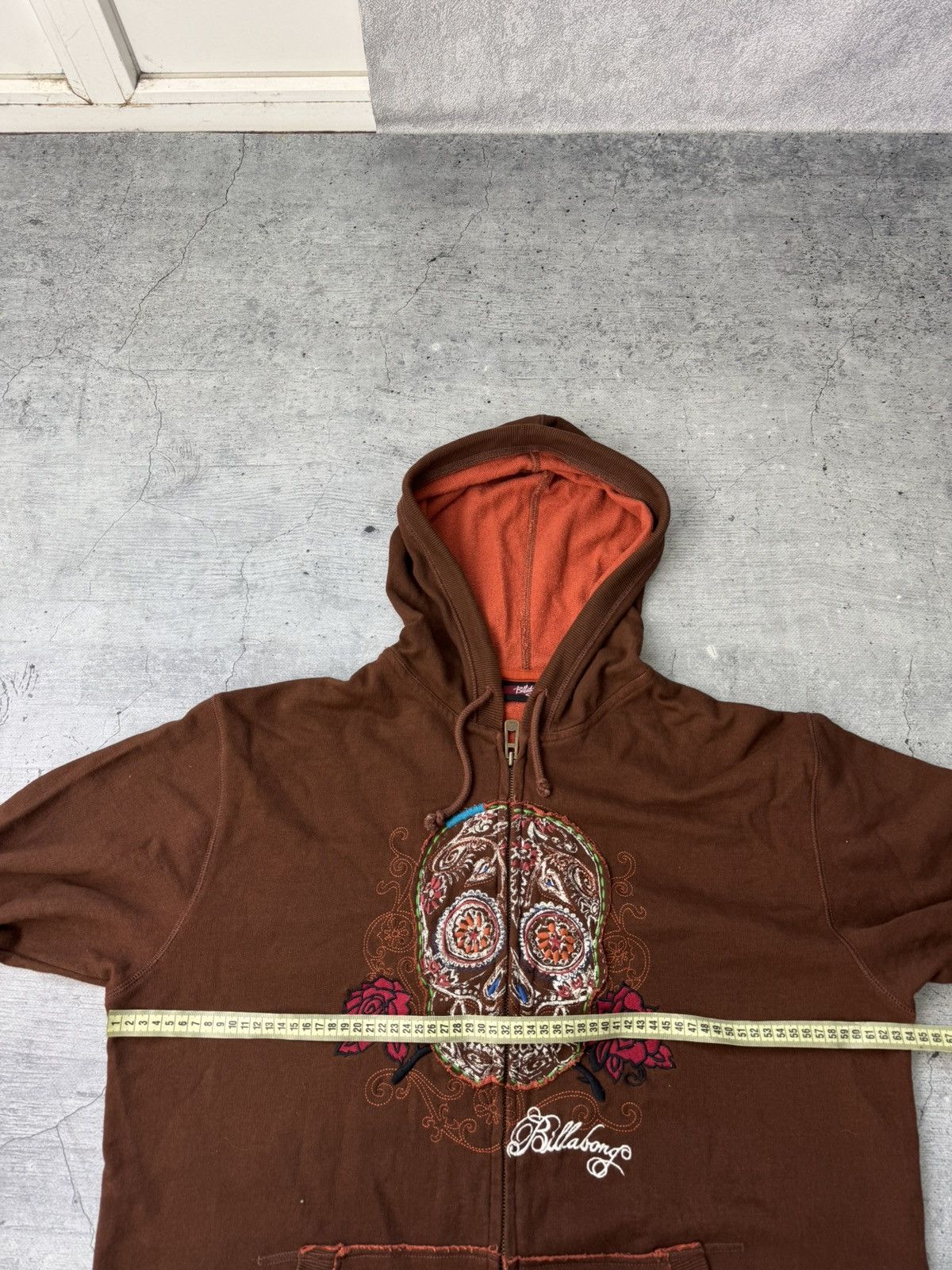 Billabong VINTAGE Y2K BROWN "BILLABONG" ZIP UP HOODIE Size US XL / EU 56 / 4 - 5 Thumbnail