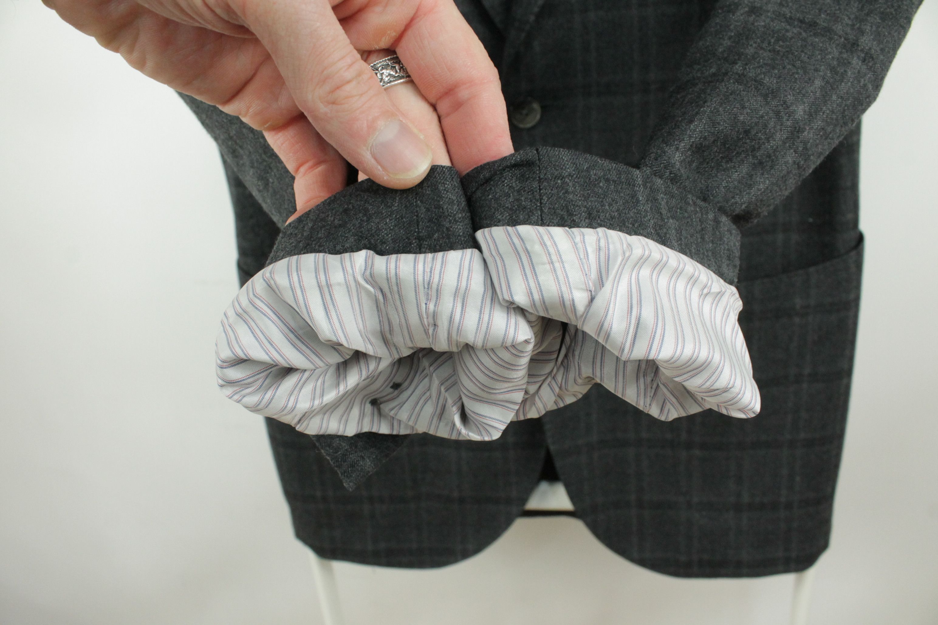 L.B.M. 1911 L.B.M 1911 Light Flannel Wool Check Sport Coat Blazer Jacket Size US M / EU 48-50 / 2 - 4 Thumbnail