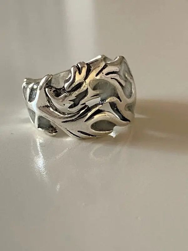 Other Adjustable Blue Luminous Dragon Ring Size ONE SIZE - 1 Thumbnail