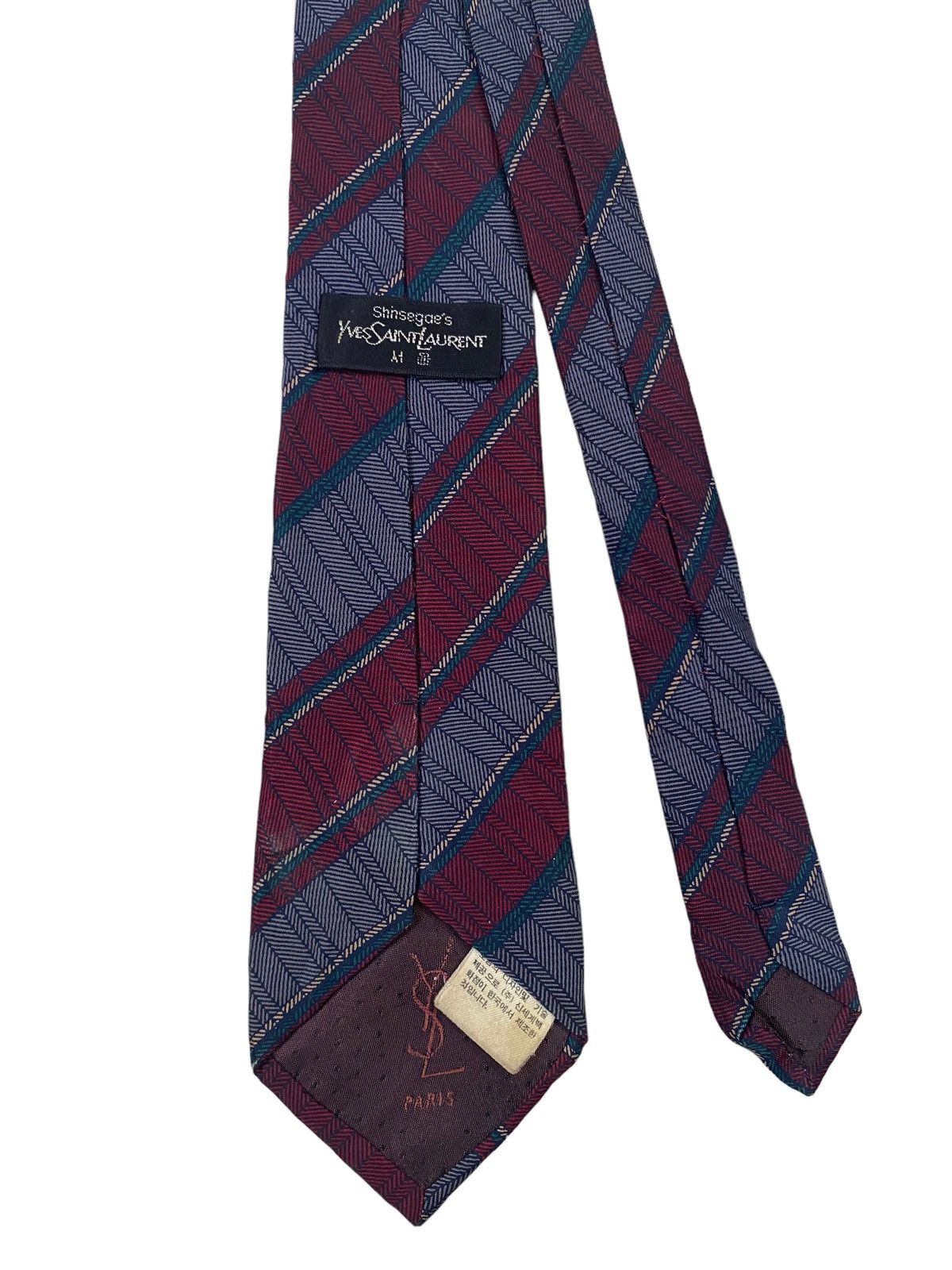 Vintage × Yves Saint Laurent 💥VINTAGE YVES SAINT LAURENT Paris necktie silk tie Size ONE SIZE - 5 Thumbnail