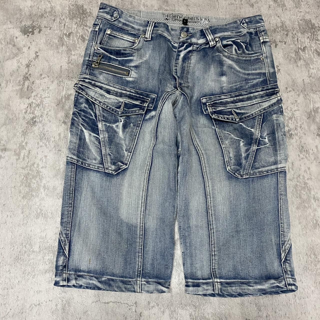 Other Blue denim Jorts shorts vintage y2k baggy rap hip hop Size US 34 / EU 50 - 2 Thumbnail