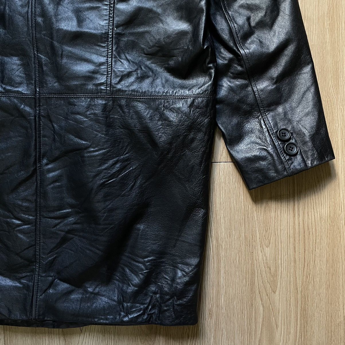 14th Addiction Tainer ruttsu sheep leather double breasted blazer jacket Size M / US 6-8 / IT 42-44 - 17 Thumbnail
