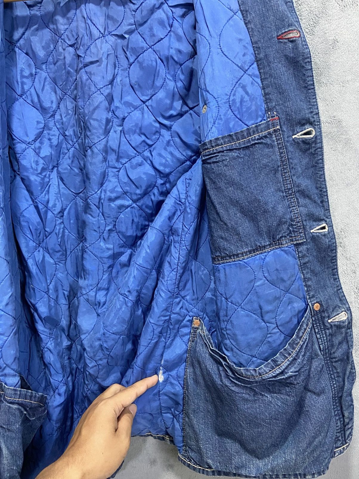 Blue Blue Japan Vintage Blue Blue Japan Arigato Denim Jacket Size US L / EU 52-54 / 3 - 9 Thumbnail