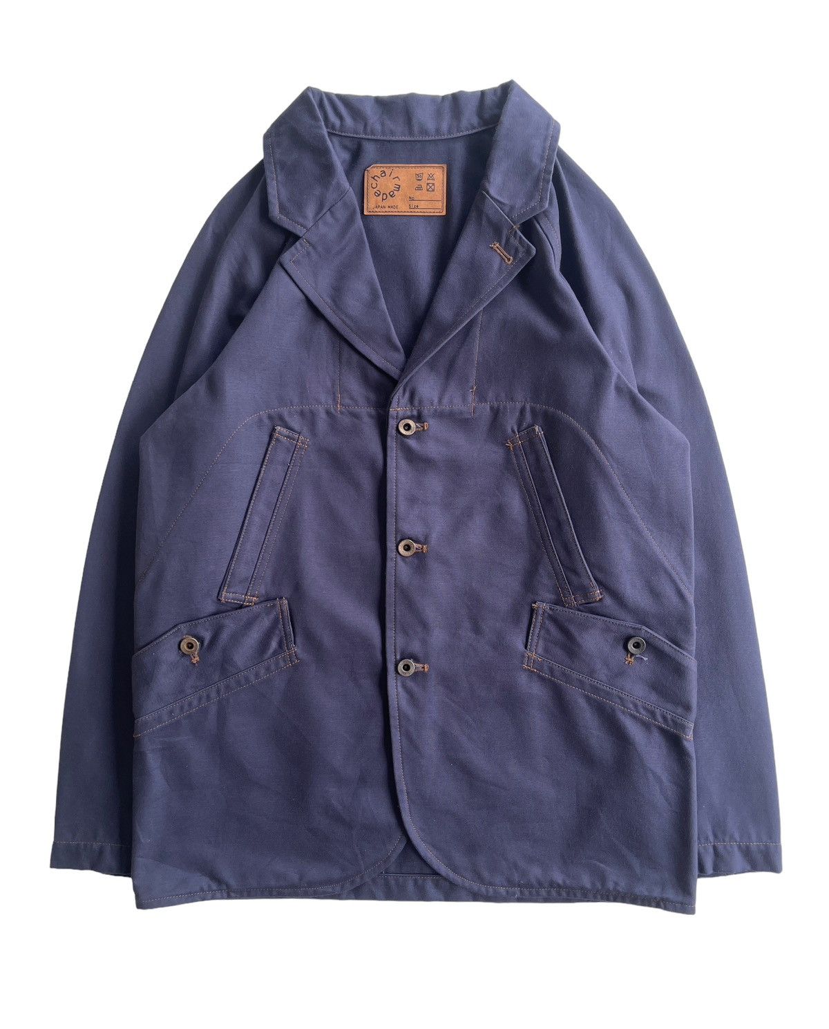 Japanese Brand Vintage 70s Chairmade Japan Worker Chore Jacket Size US M / EU 48-50 / 2 - 1 Thumbnail