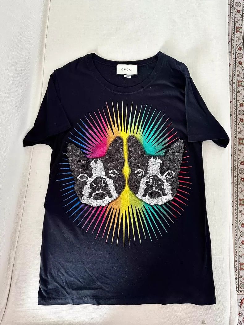 Gucci Gucci Hand-embroidered short sleeves 2502-Nextarrow Size US S / EU 44-46 / 1 - 1 Thumbnail