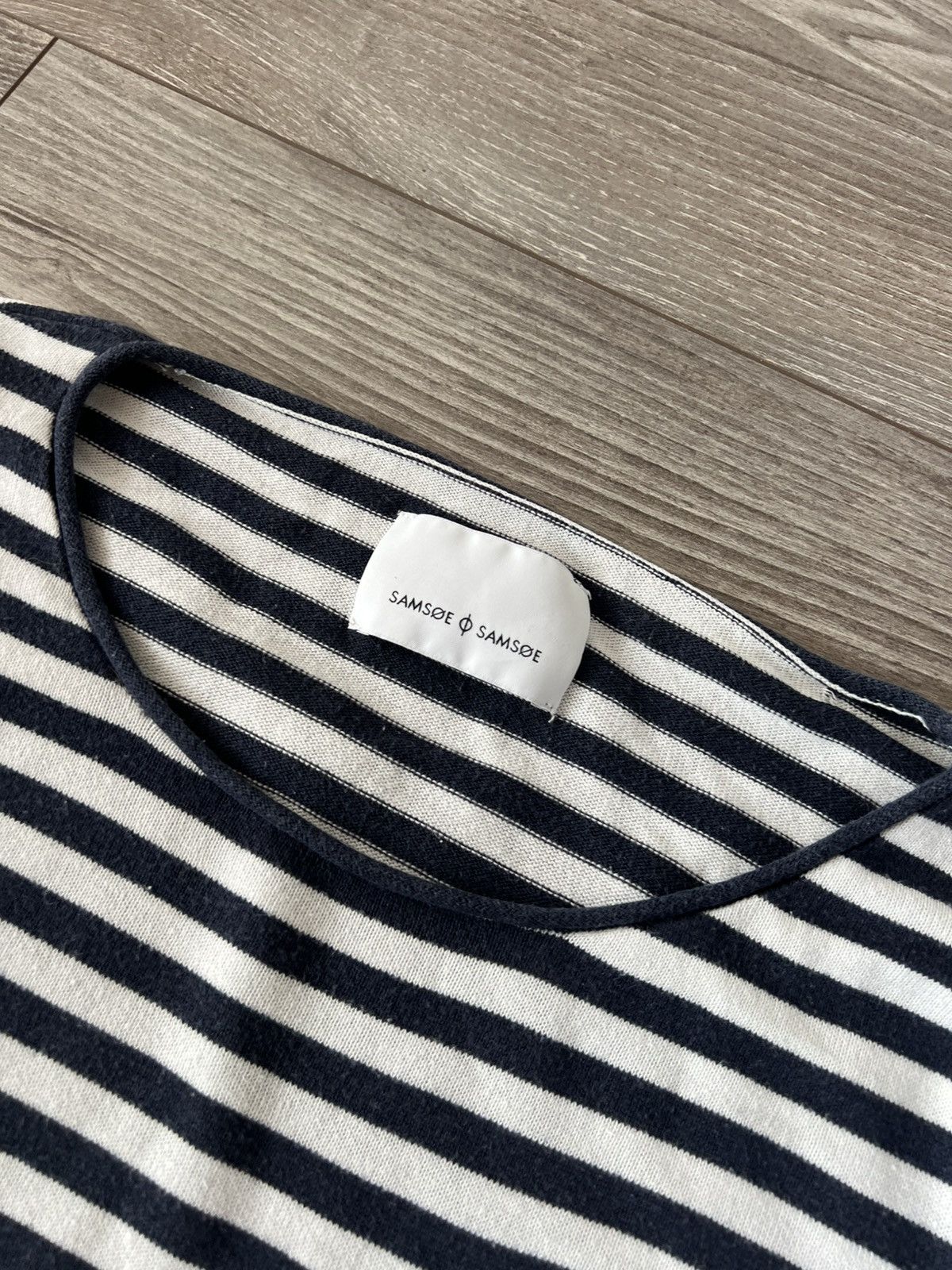 Samsoe Samsoe ‼️Archival Samsoe Samsoe Stripes Y2k Opium Long Sleeve Tee‼️ Size US XL / EU 56 / 4 - 12 Thumbnail